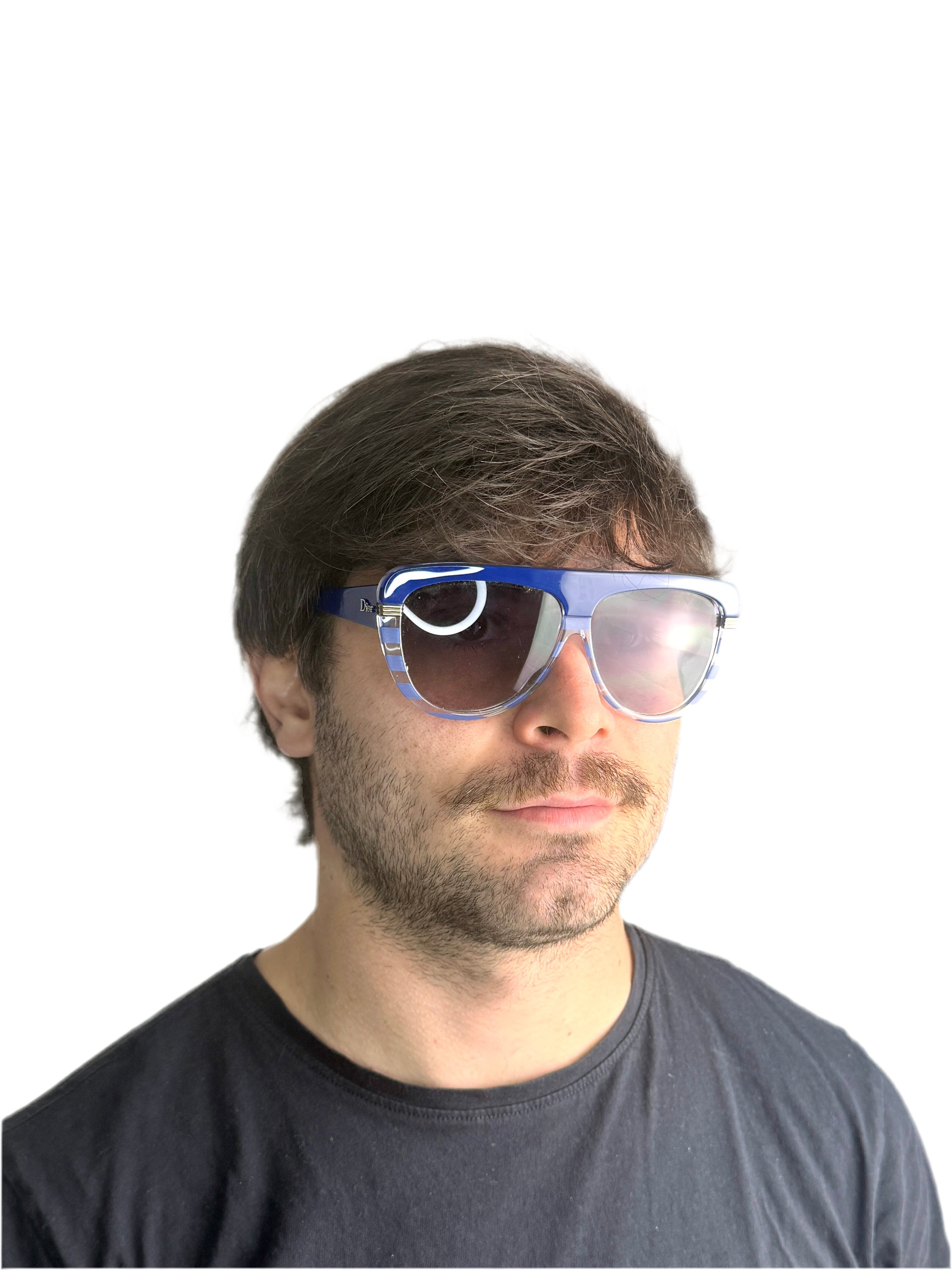 Occhiali da sole DIOR CROISETTE 1 DSV/EU BLU CRBL