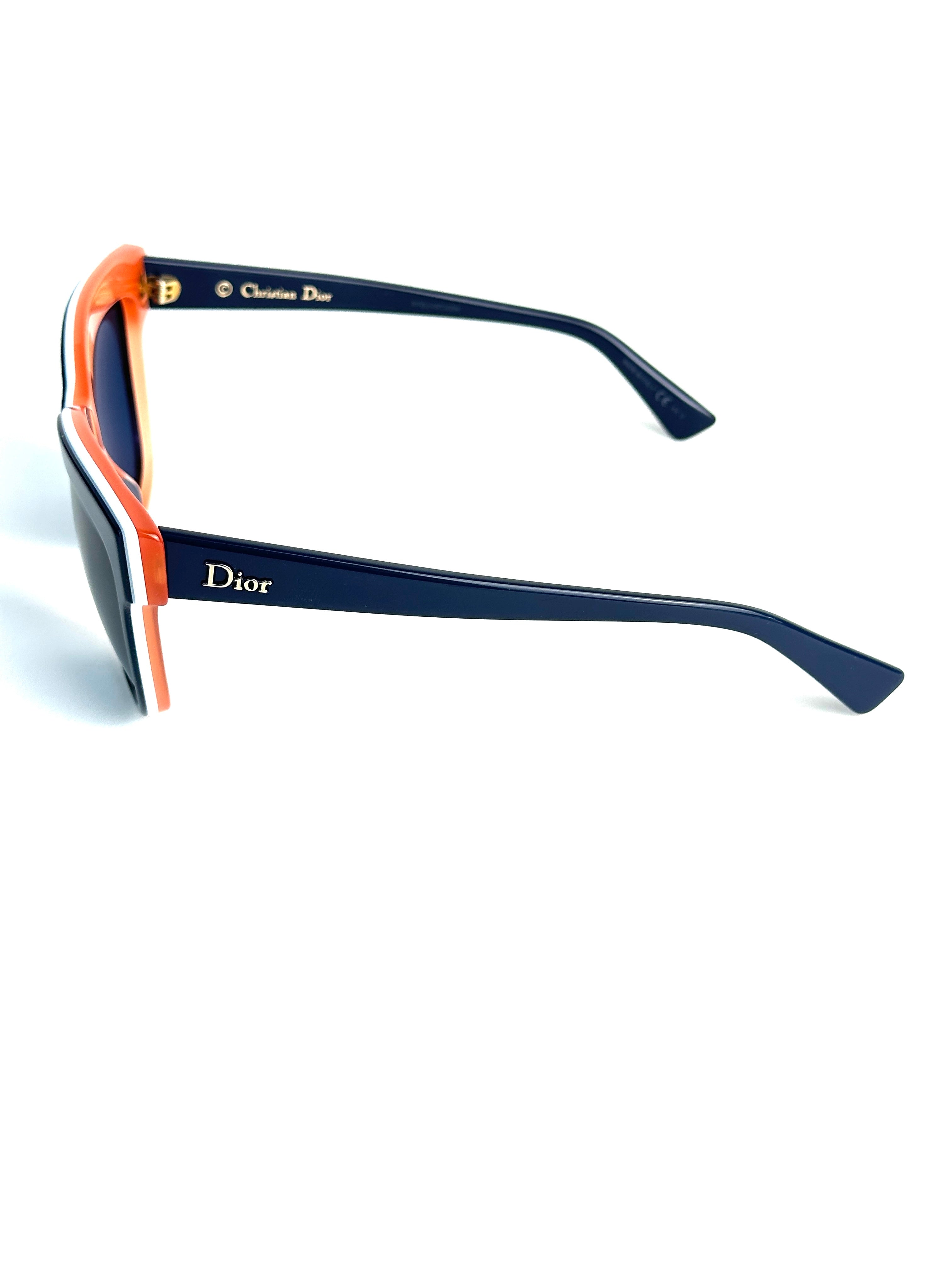 Occhiali da sole DIOR DIORGRAPHIC 398/5O BLUEWHT ORNG