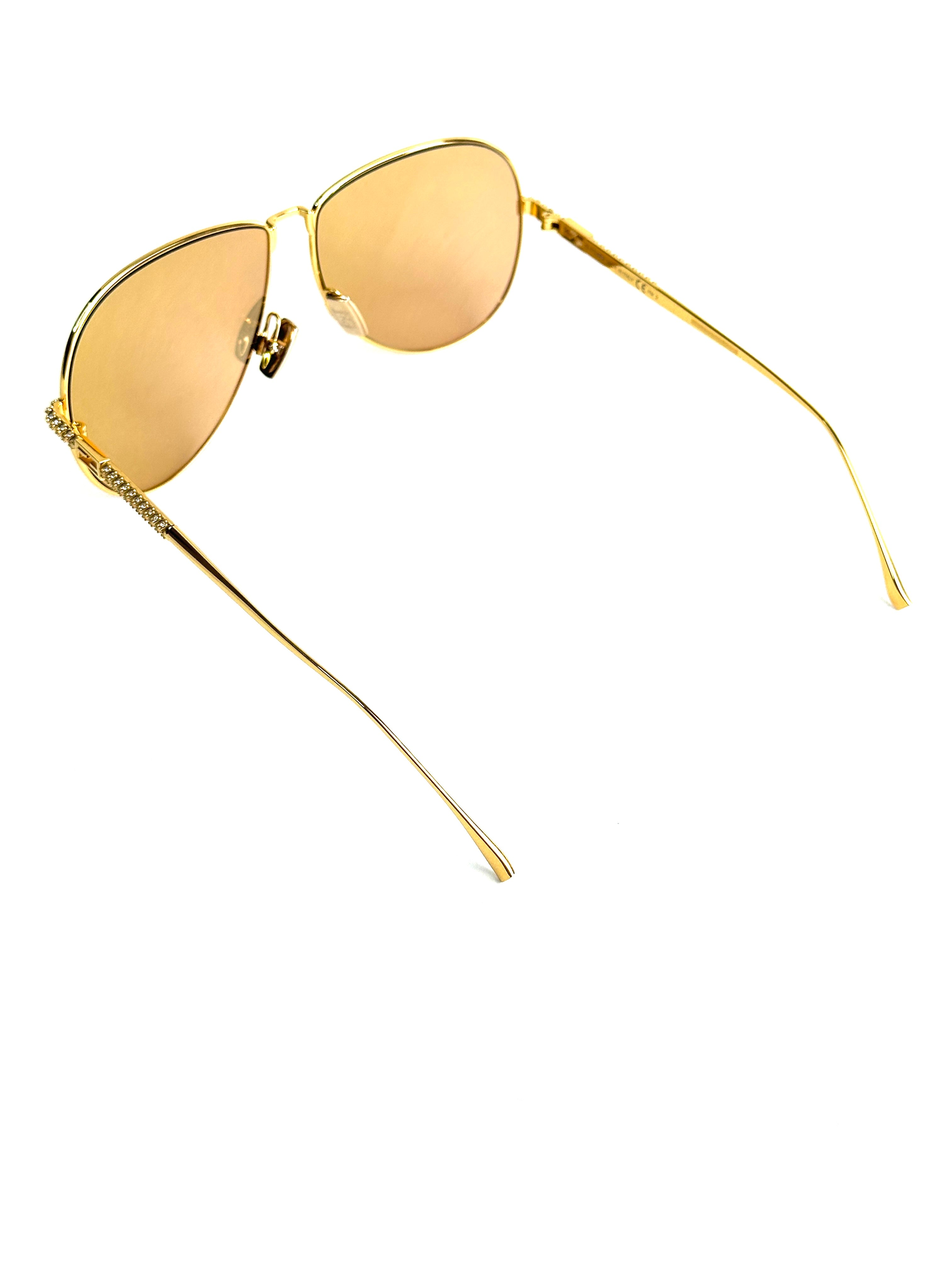 Occhiali da sole FENDI FF0437/S ORO GIALLO