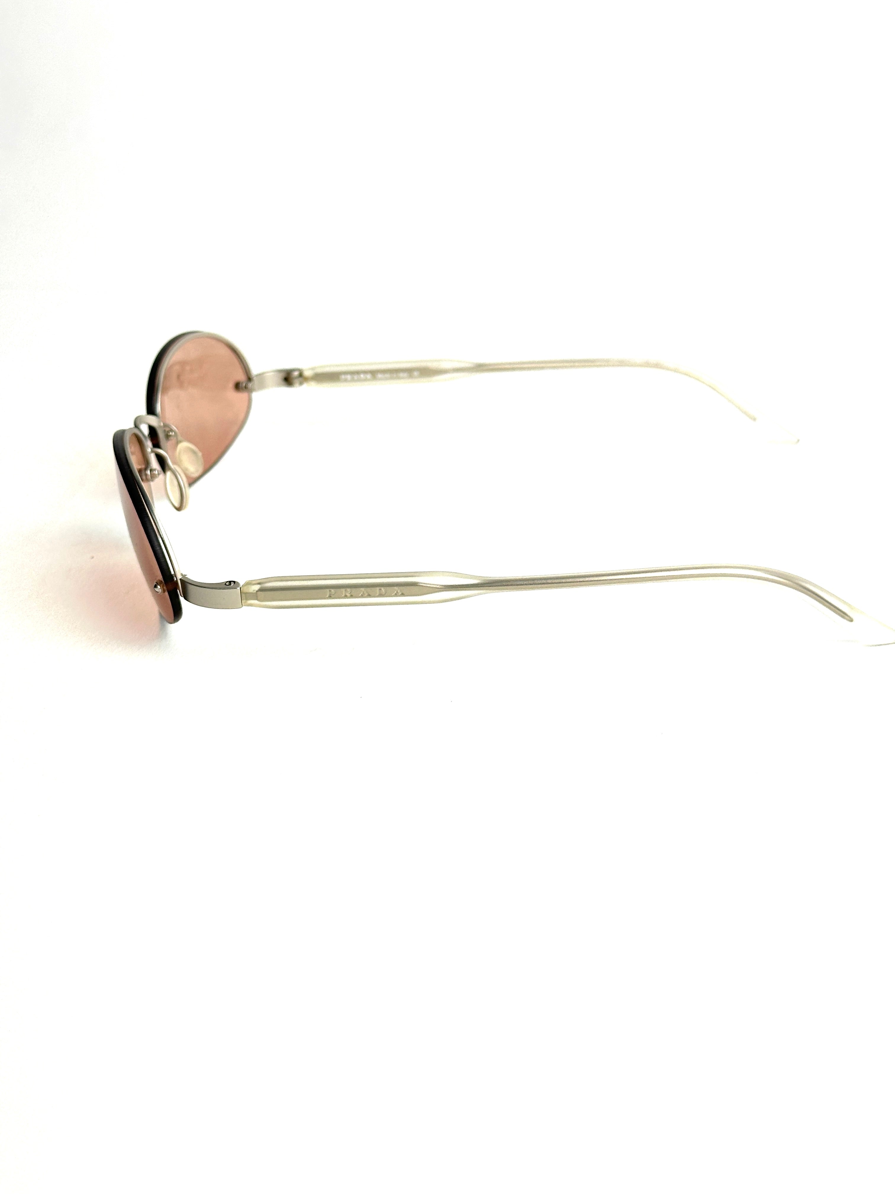 Occhiali da sole PRADA VPR74B ROSA SCURO VINTAGE