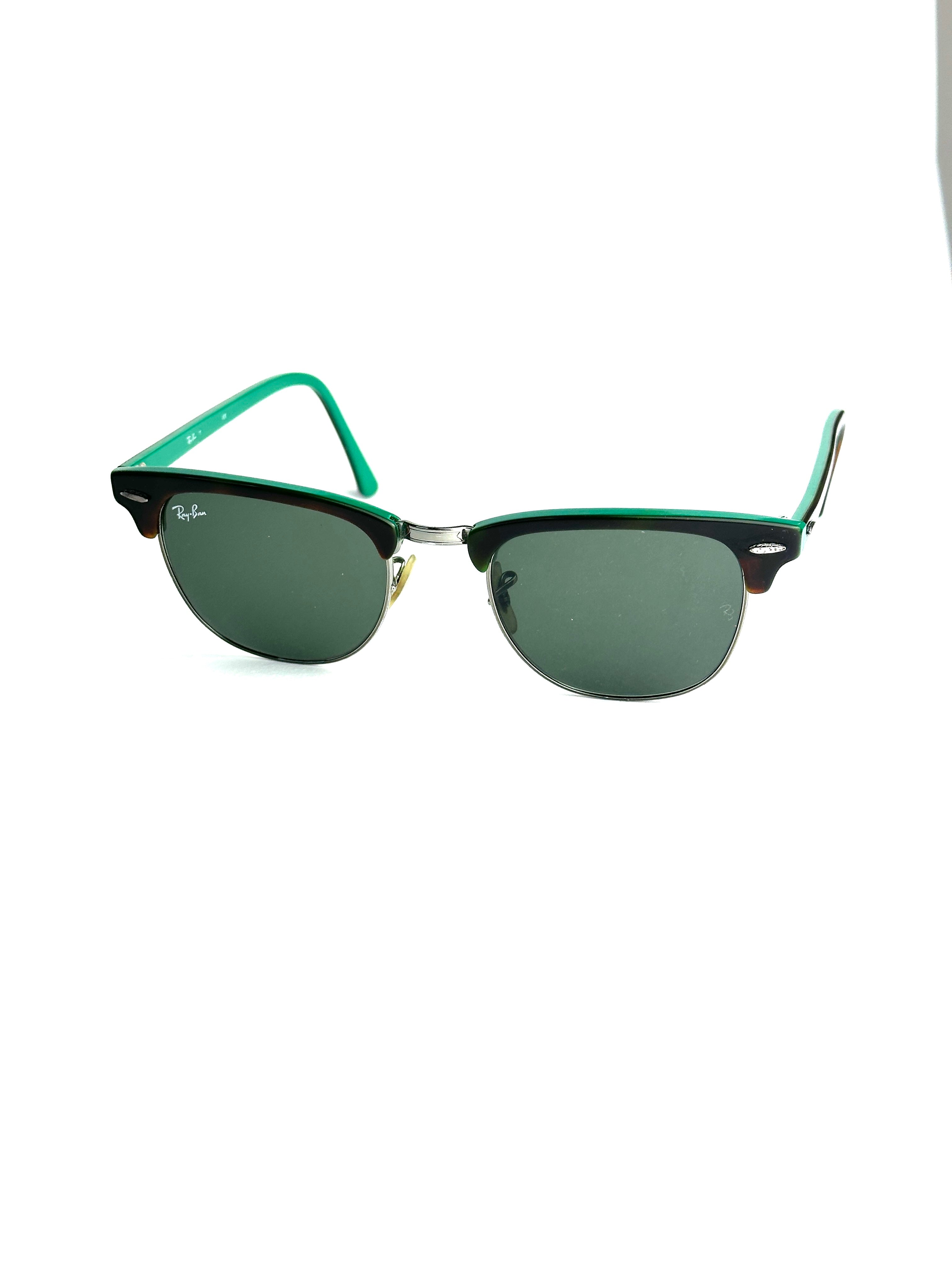 RAY-BAN CLUBMASTER BLACK GREEN