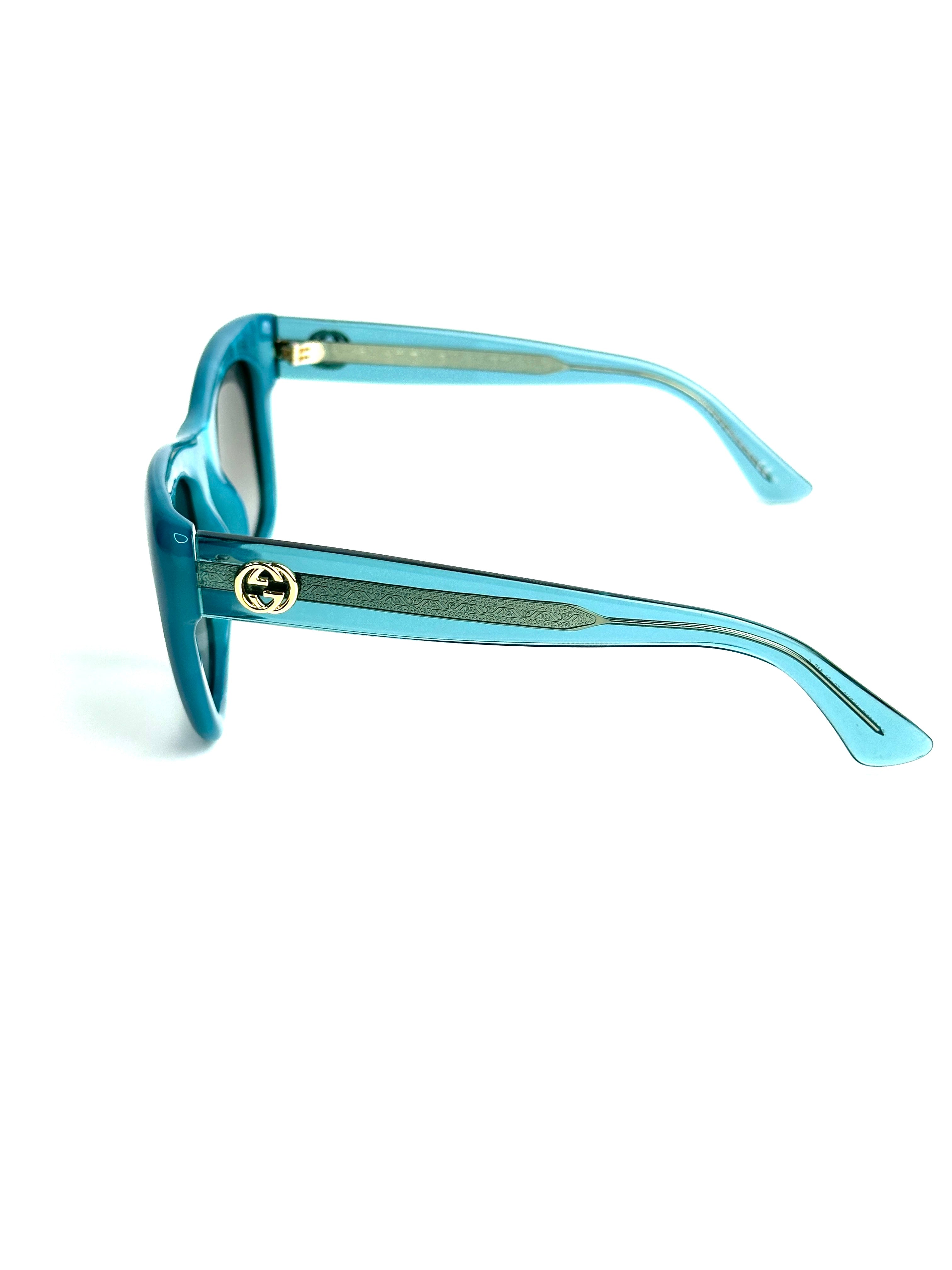 Occhiali da sole GUCCI GG3827/S BLU TRASPARENTE