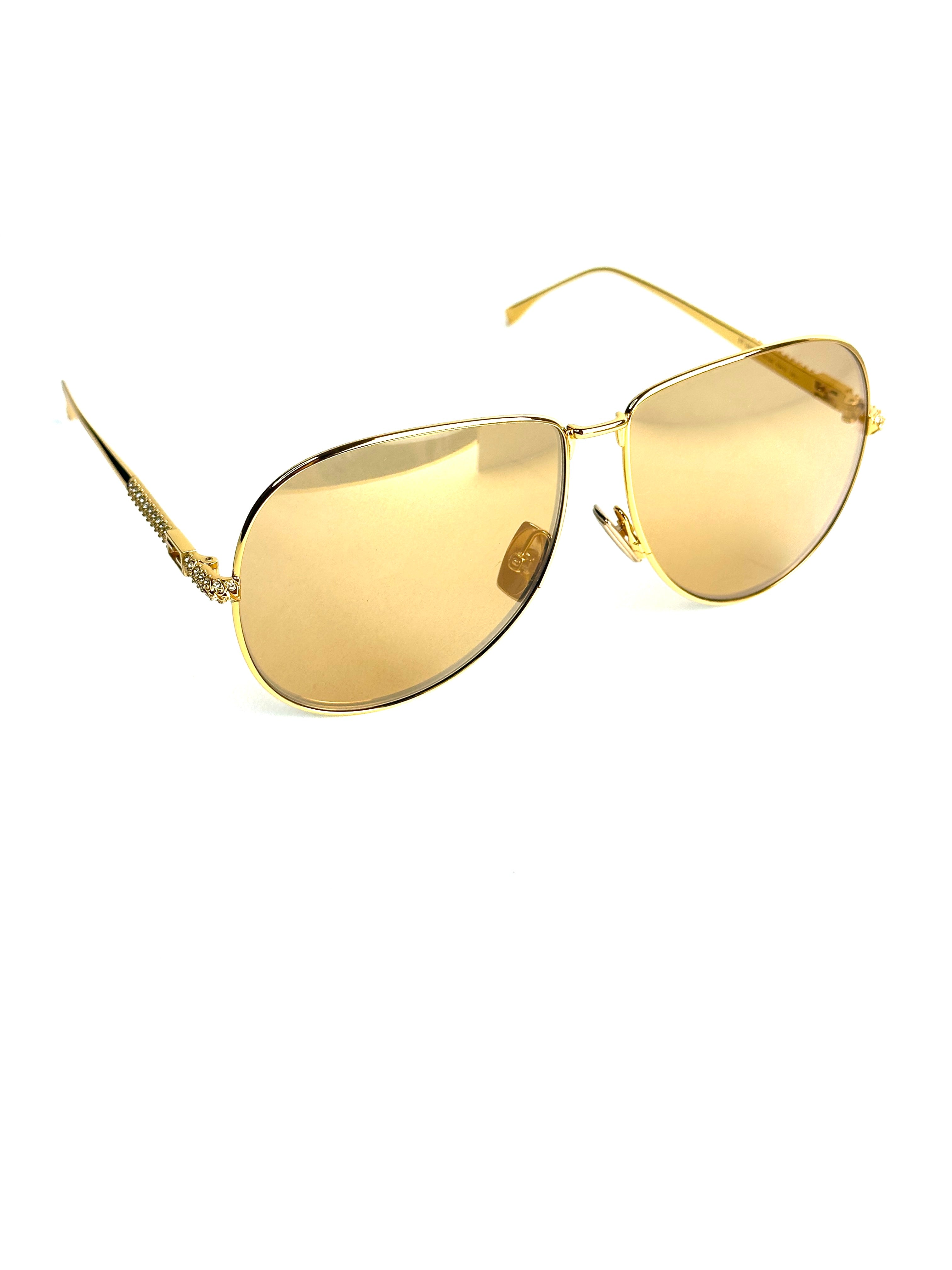 Occhiali da sole FENDI FF0437/S ORO GIALLO
