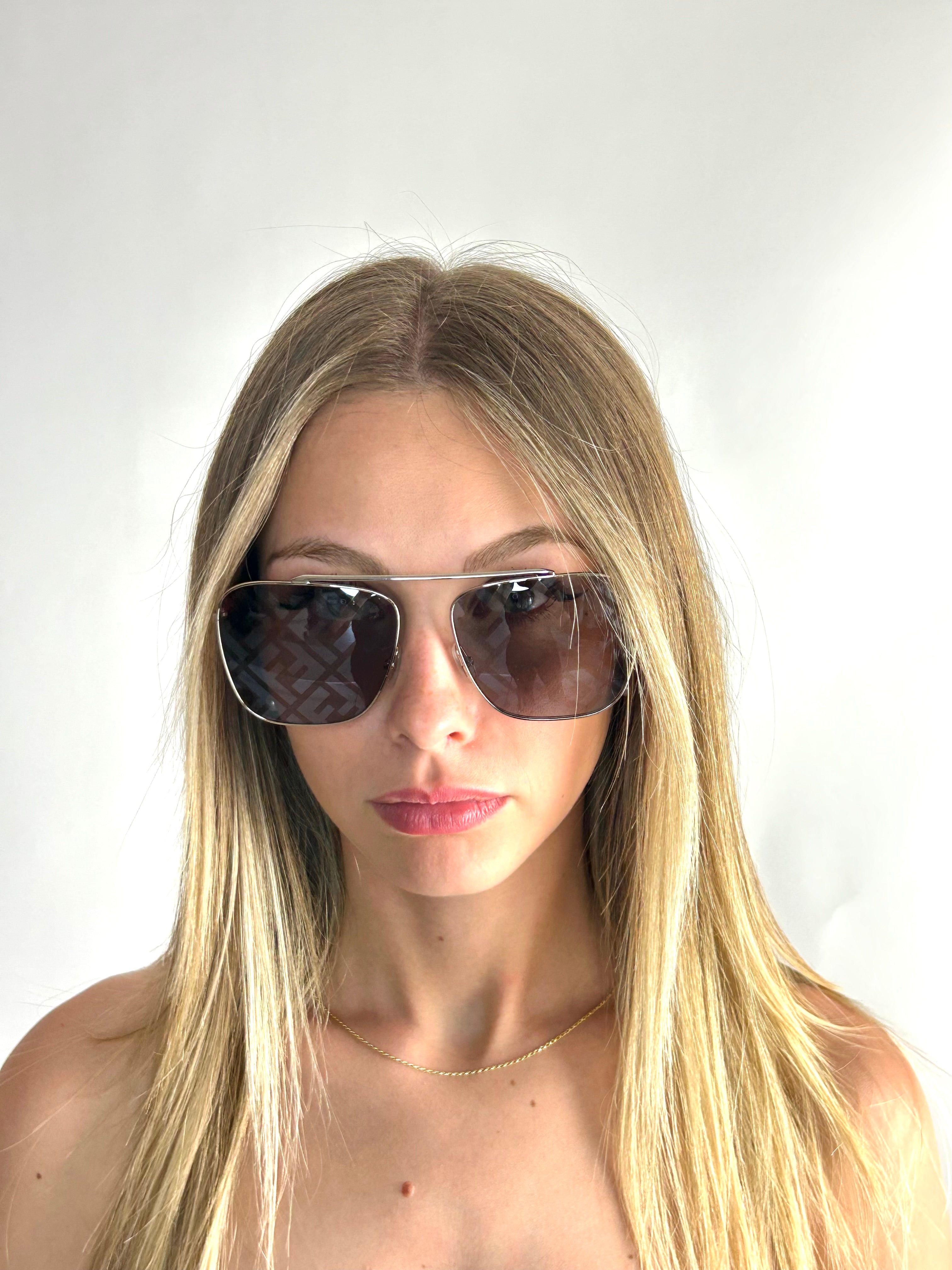 Occhiali da sole FENDI FF 0406/S GOLD GREY
