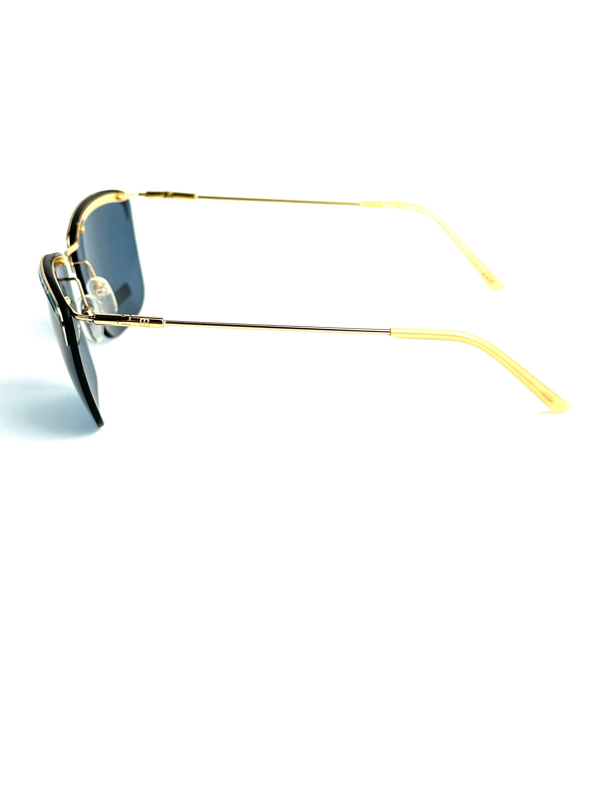 BALENCIAGA BAL 0129/S 01X/8F BLUE-GOLD sunglasses