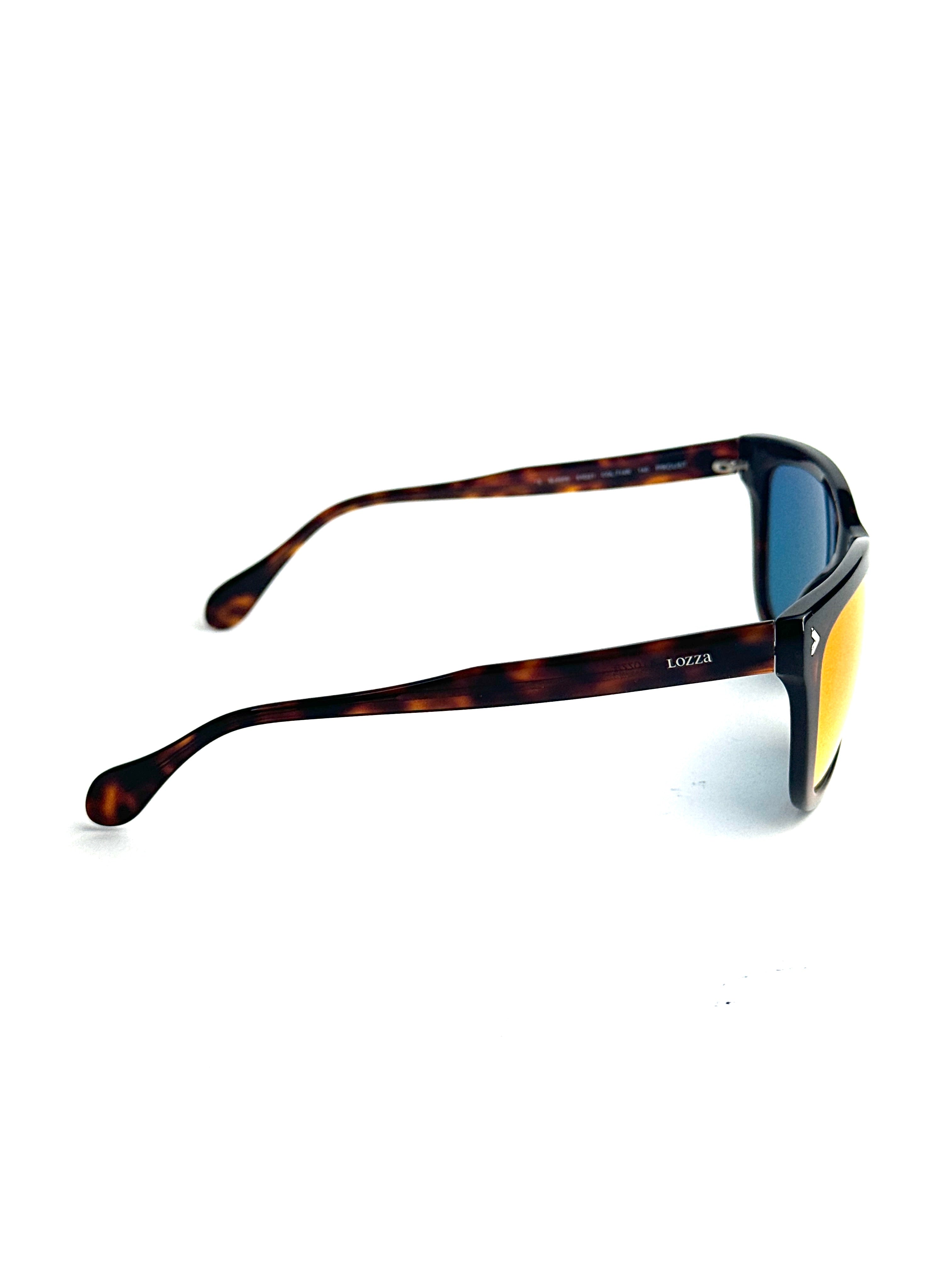Occhiali da sole LOZZA SL4005M HAVANA Lente Rossa