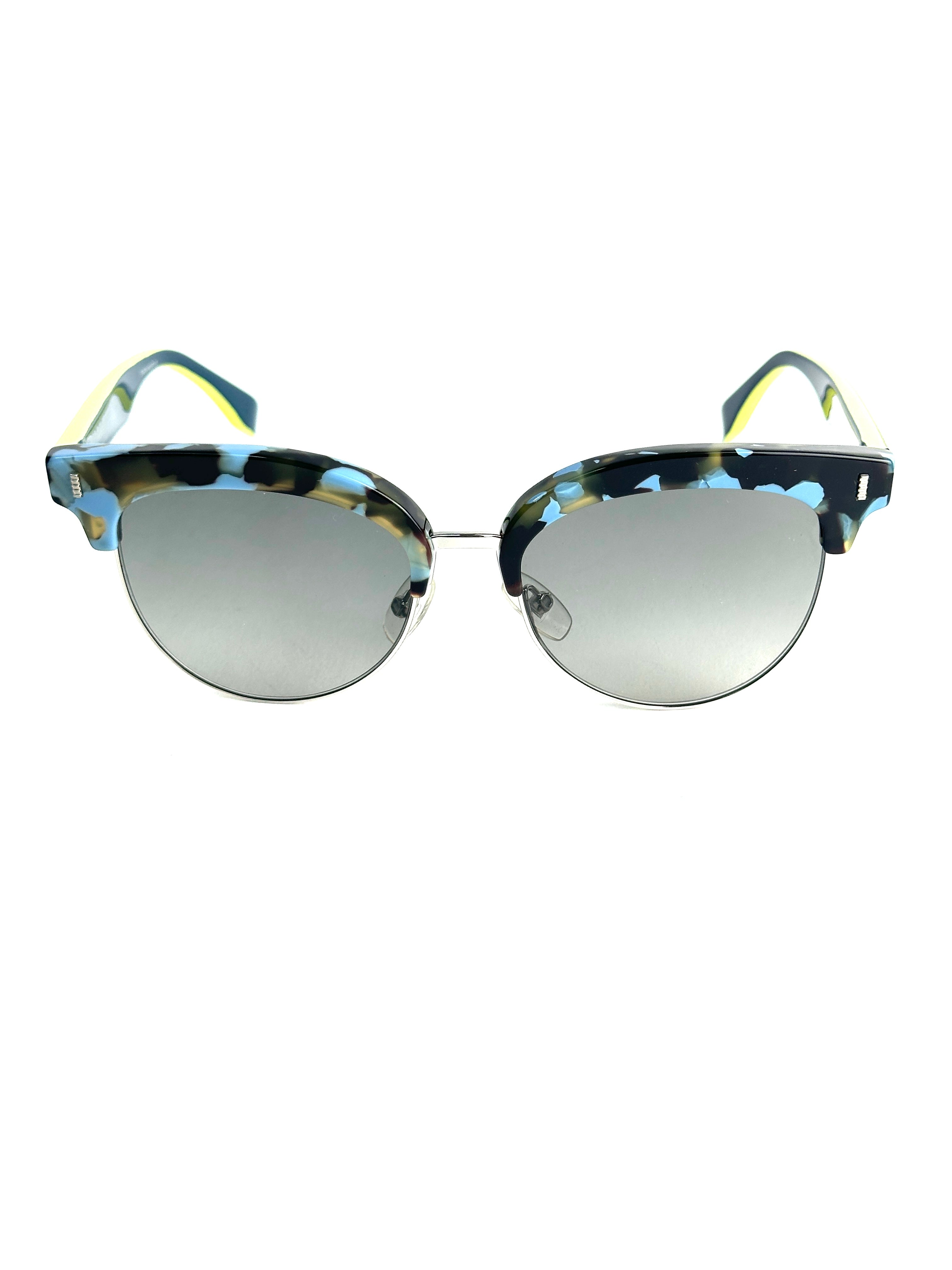 FENDI FF0154/S BLUE HAVANA TEAL sunglasses