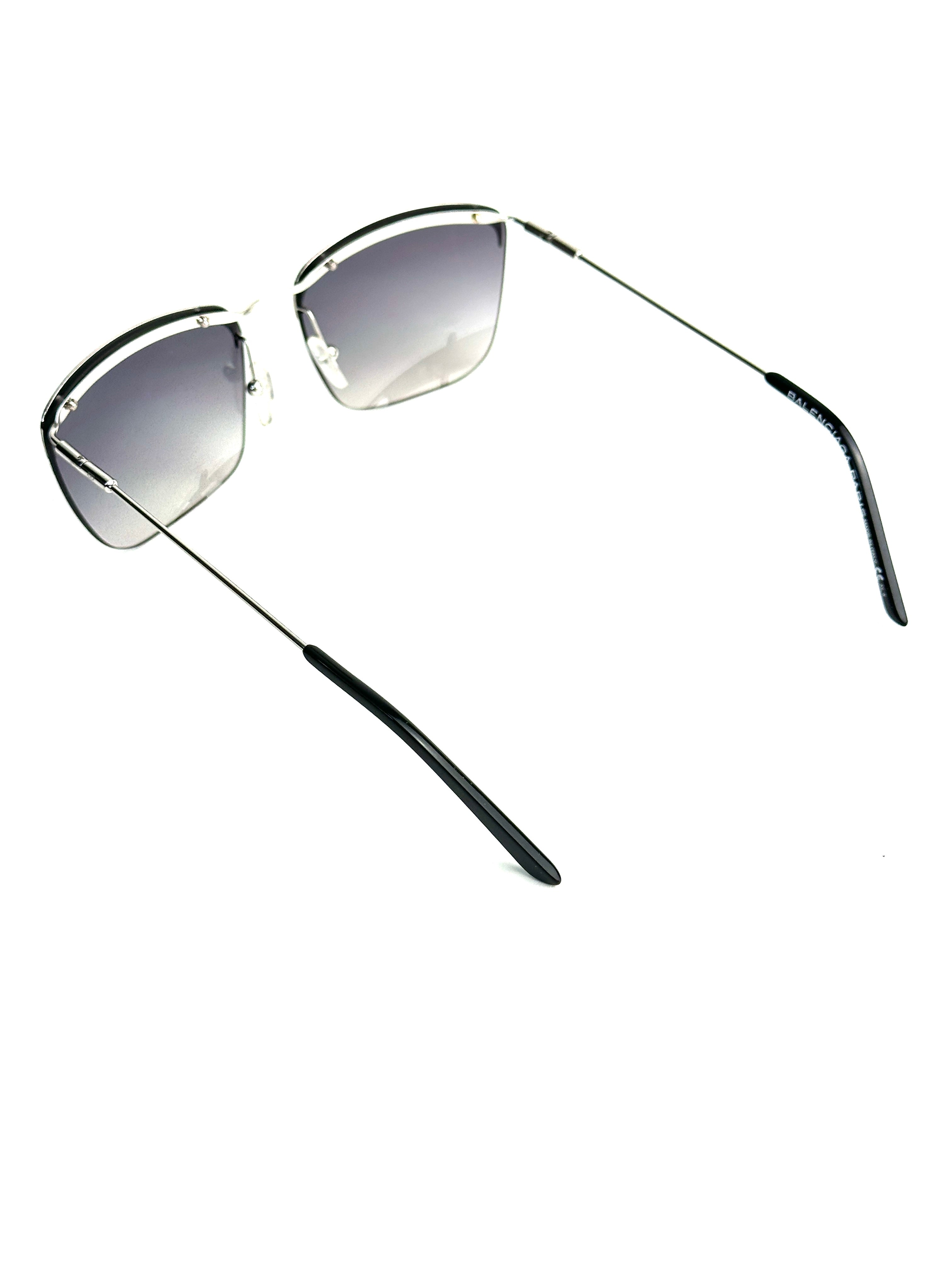Occhiali da sole BALENCIAGA BAL 0129/S 01P/9C ARGENTO-NERO