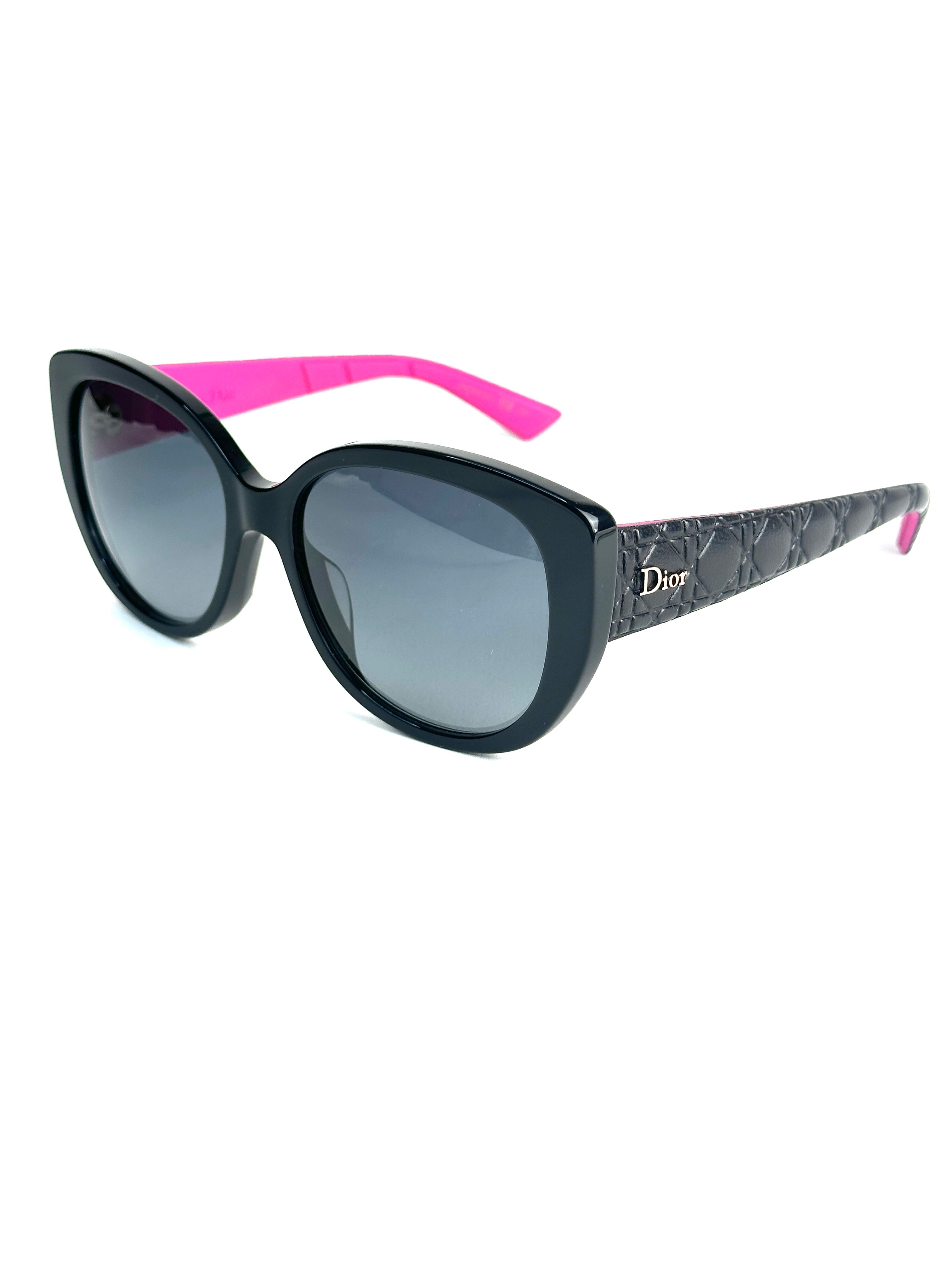 DIOR DIORLADY1R HZ9/HD BKLTHR REDRB sunglasses