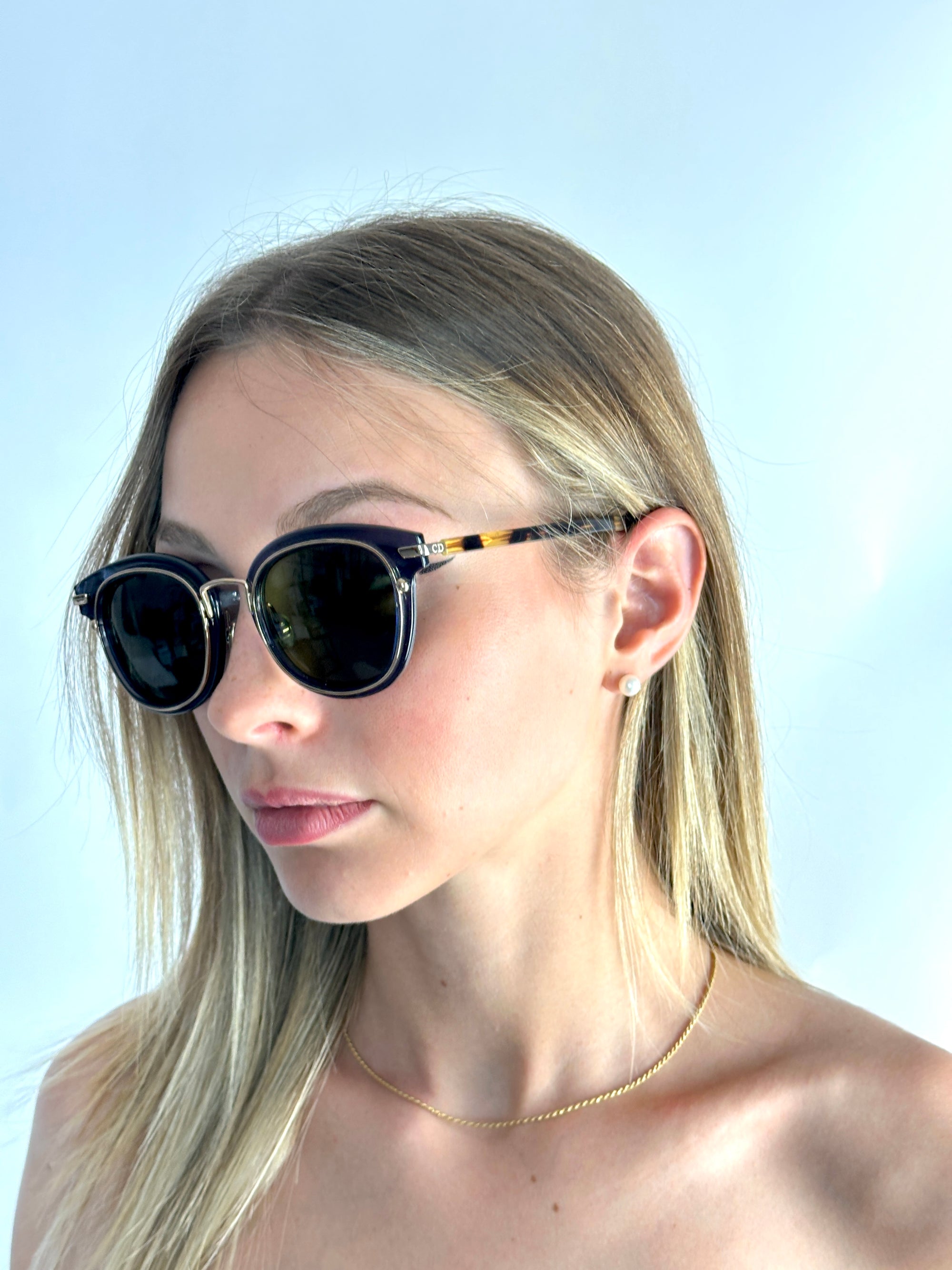 DIOR DIORORIGINS2 PJP/QT BLUE sunglasses