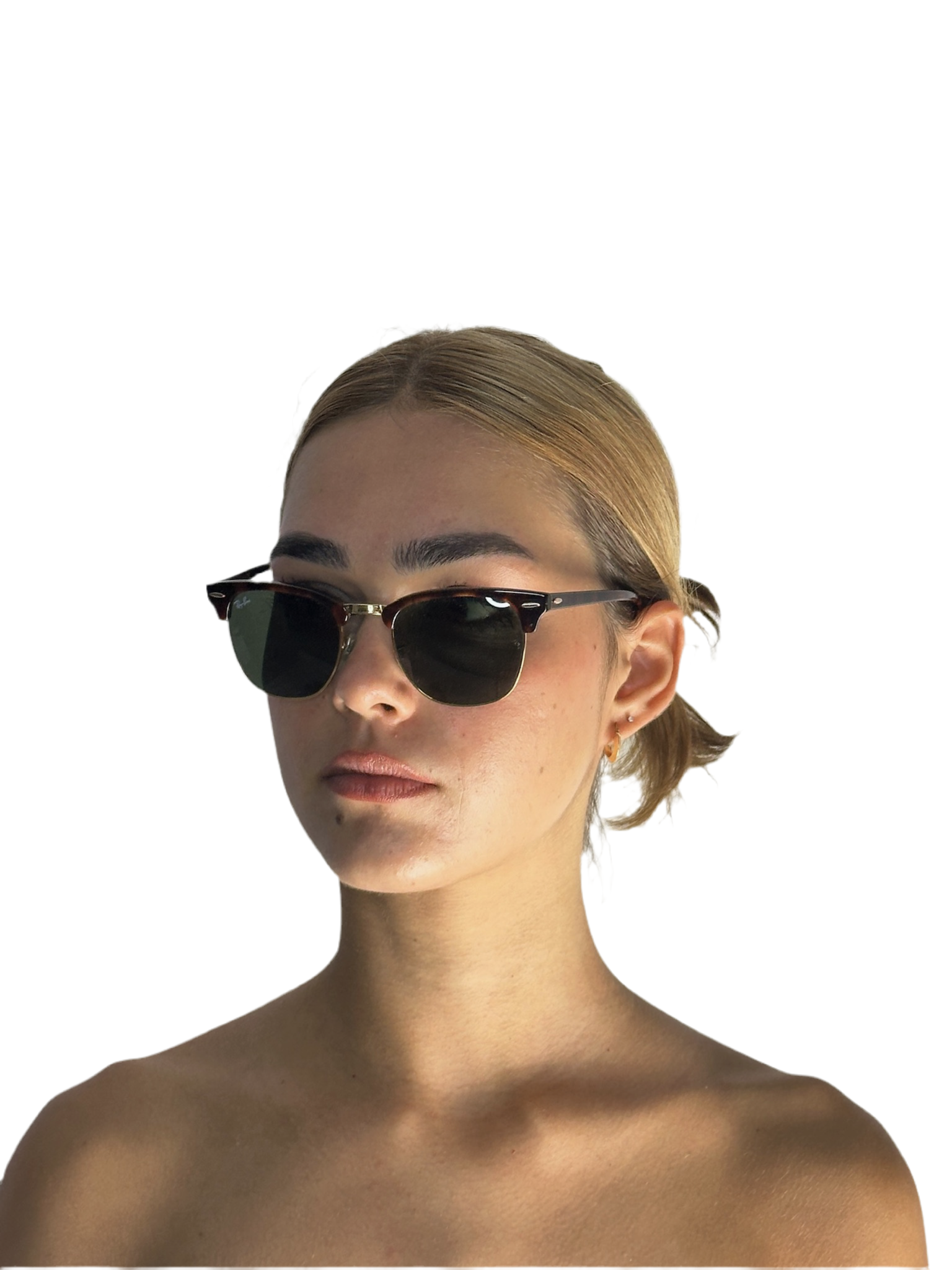 RAY-BAN CLUBMASTER BLACK GREEN