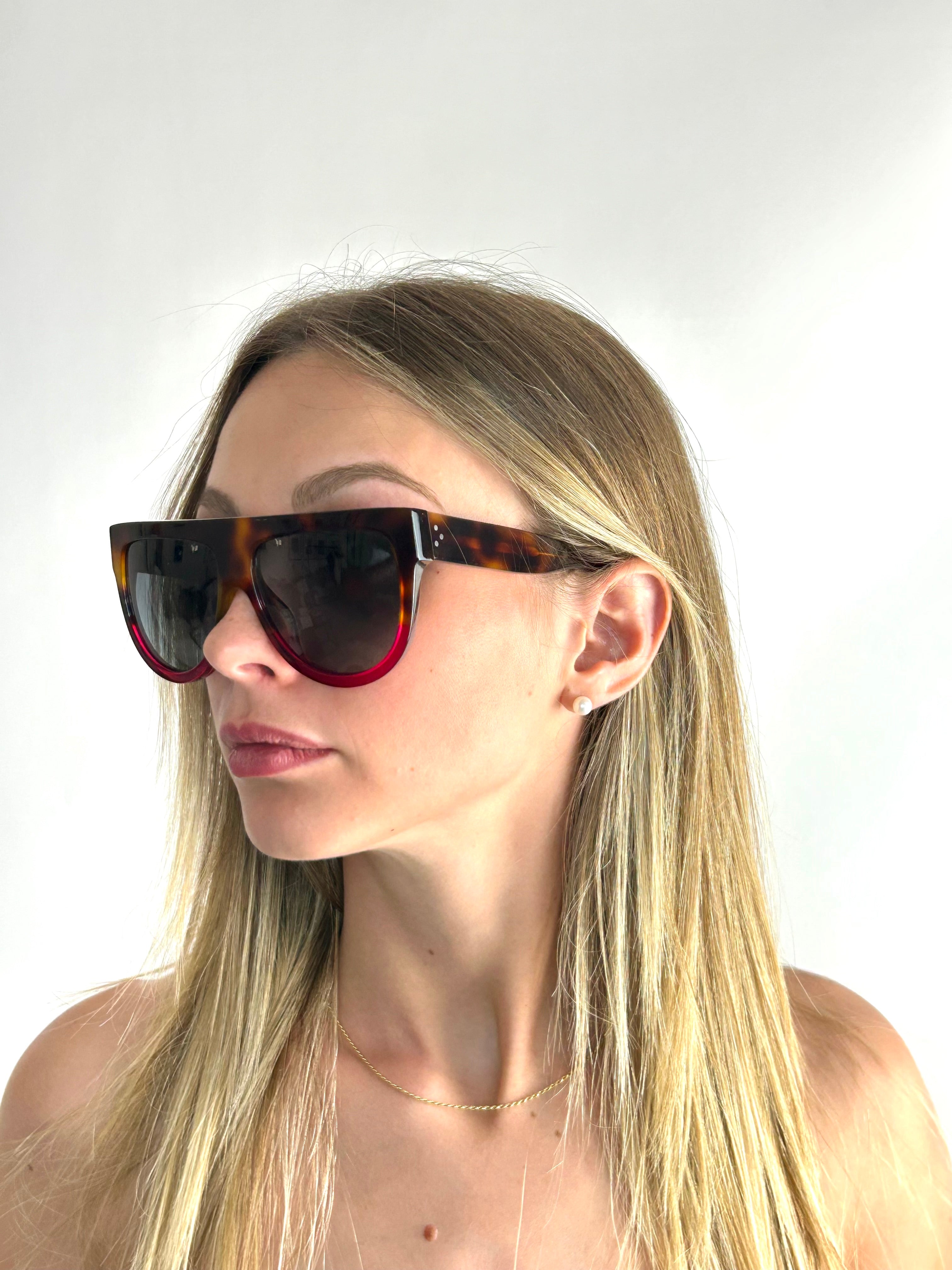 CELINE CL41026/S HAVANA FUCSIA sunglasses