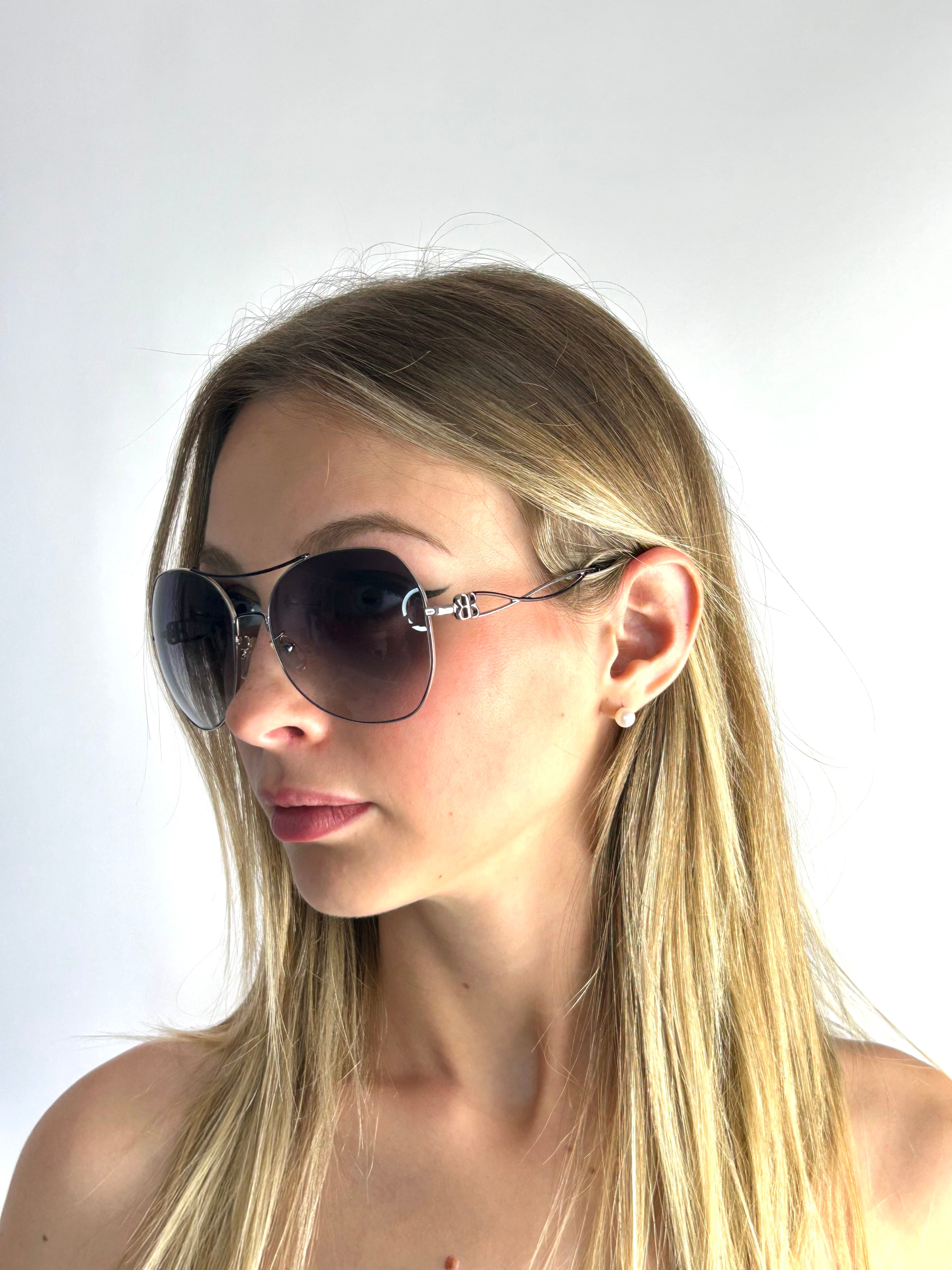 BALENCIAGA BAL 0049/S 010/JJ BLACK sunglasses