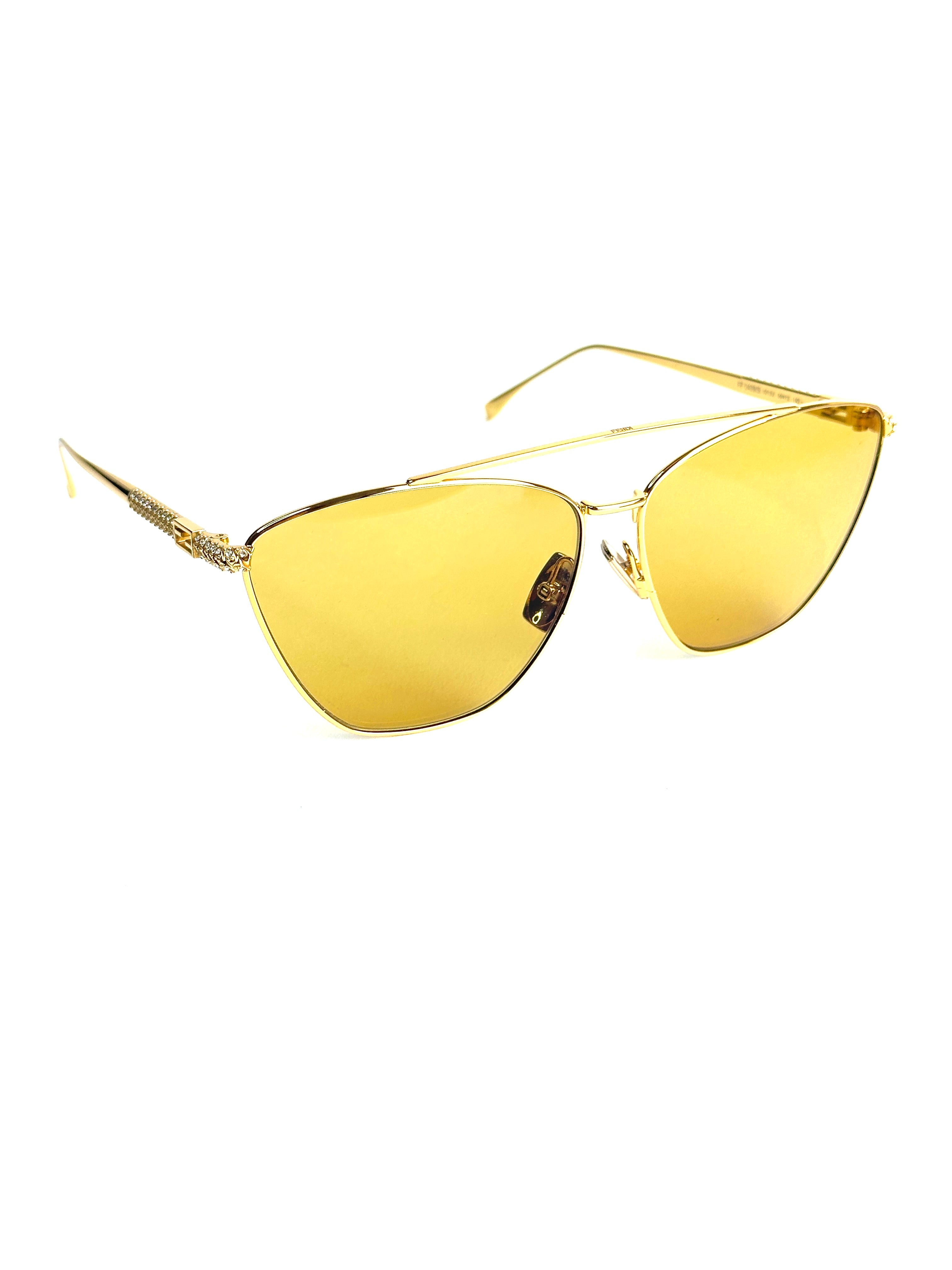 Occhiali da sole FENDI FF0438/S ORO GIALLO