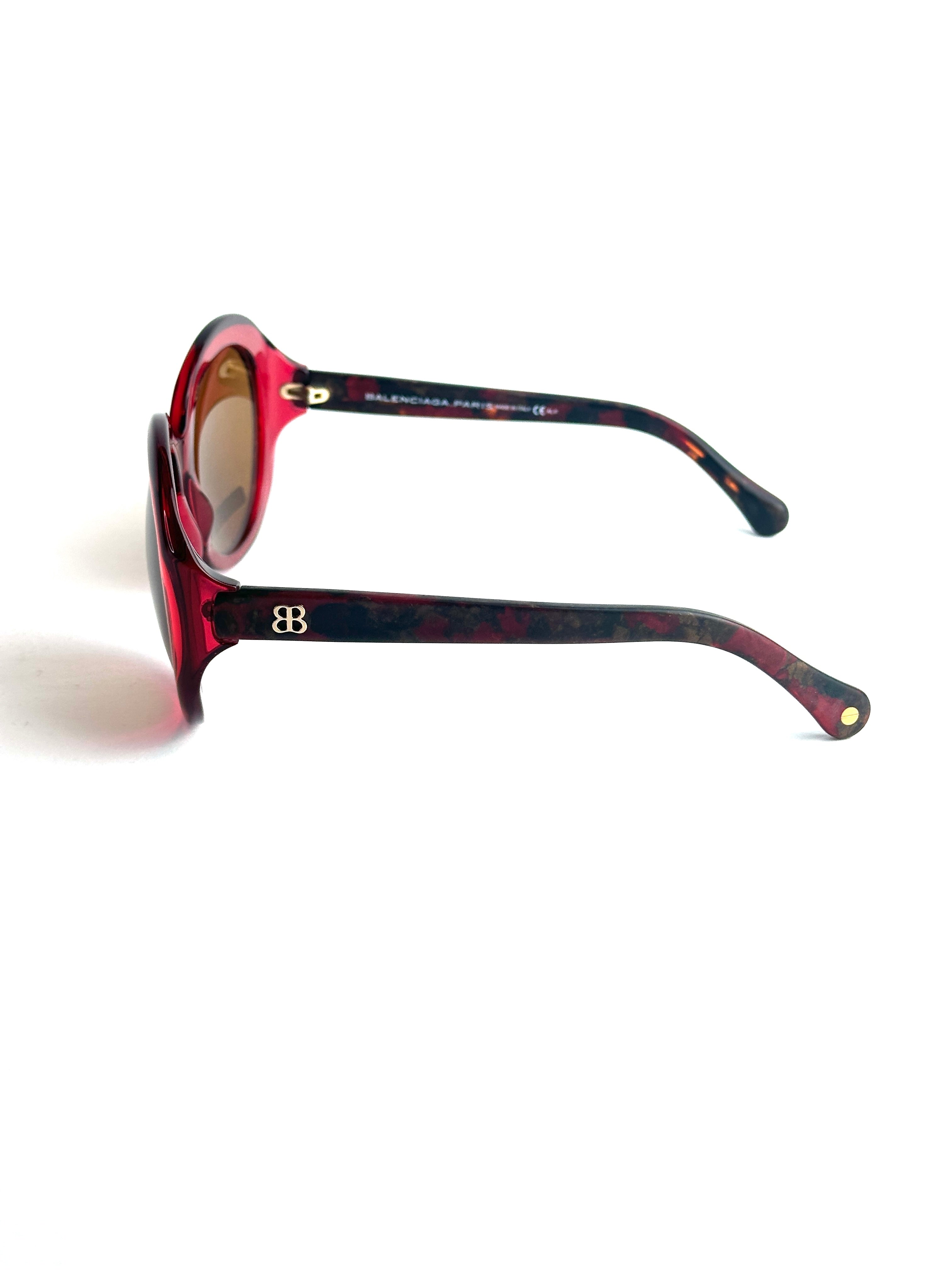 Occhiali da sole BALENCIAGA BAL0123/S RED MARB
