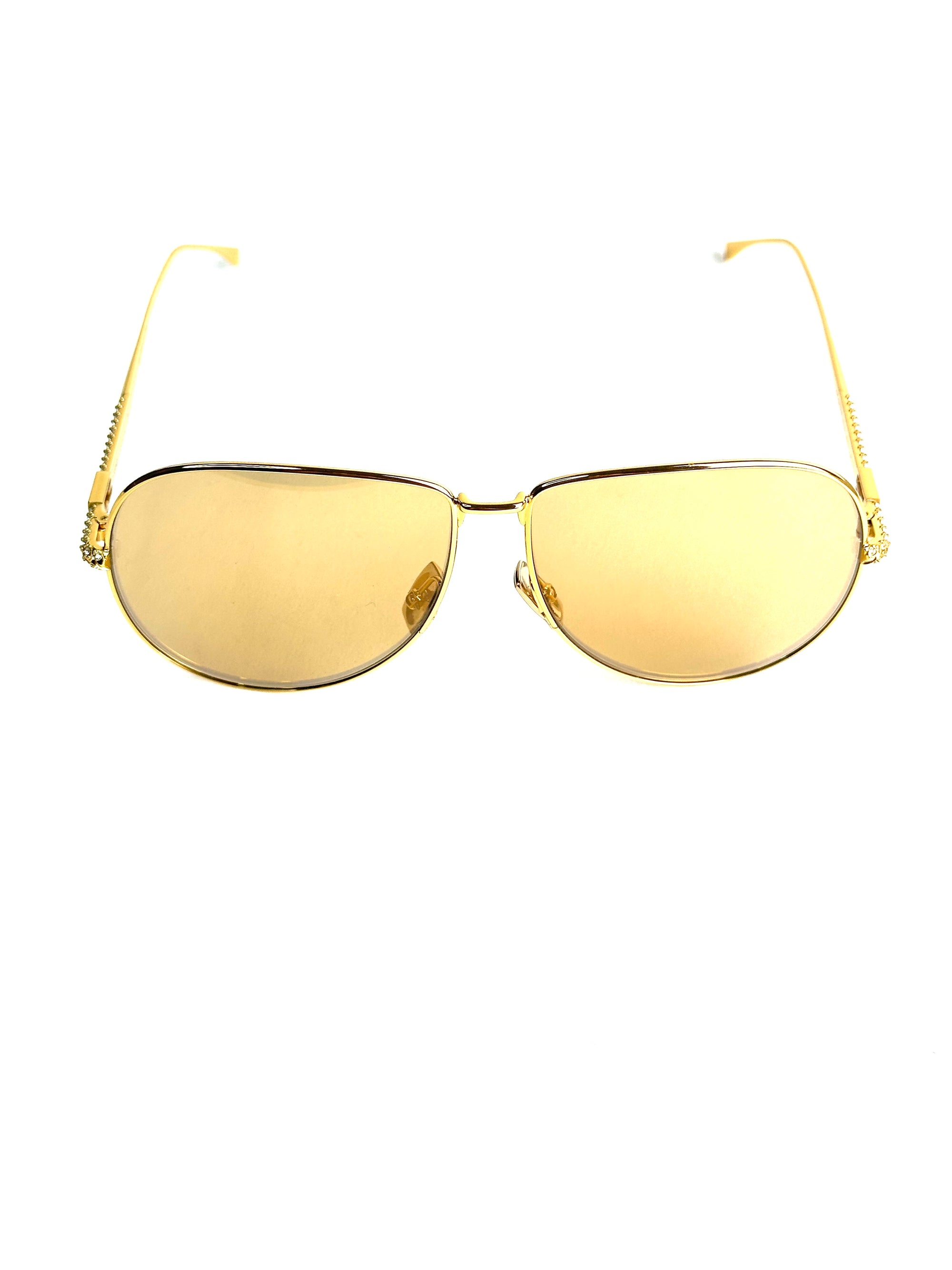 occhiali da sole FENDI FF0437/S ORO GIALLO