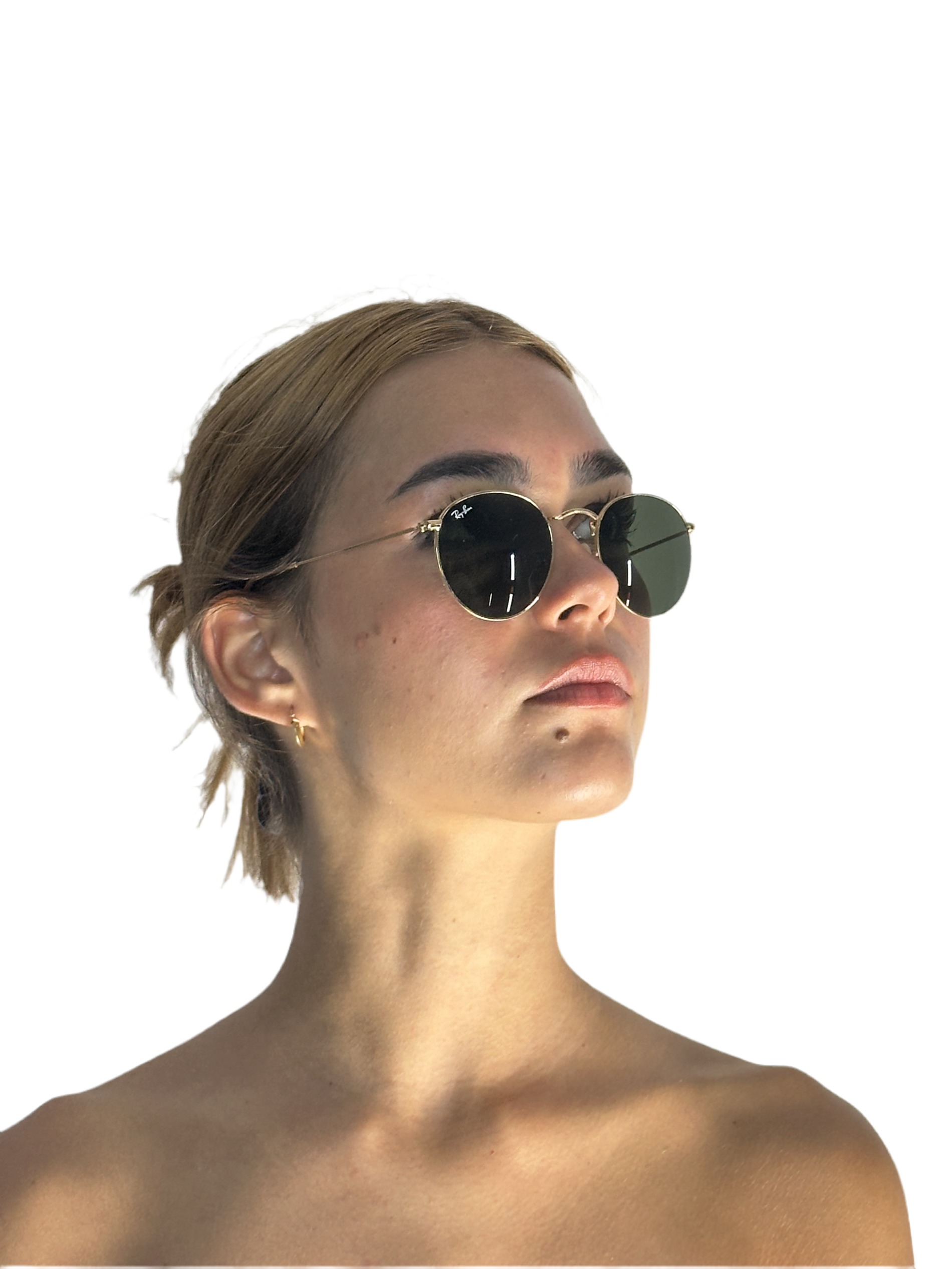 Occhiali da sole RAY-BAN ROUND METAL 001