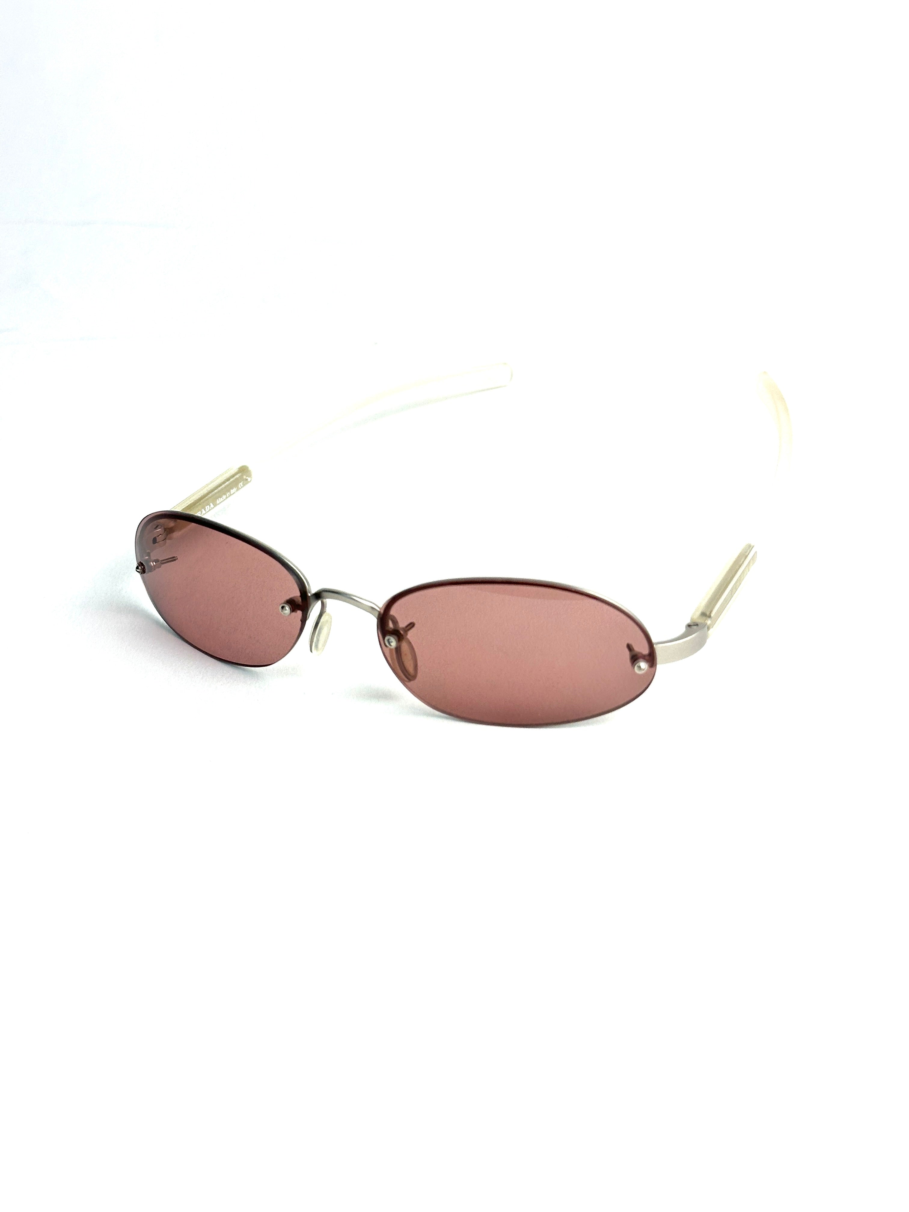 Occhiali da sole PRADA SPR50A ROSA SCURO VINTAGE