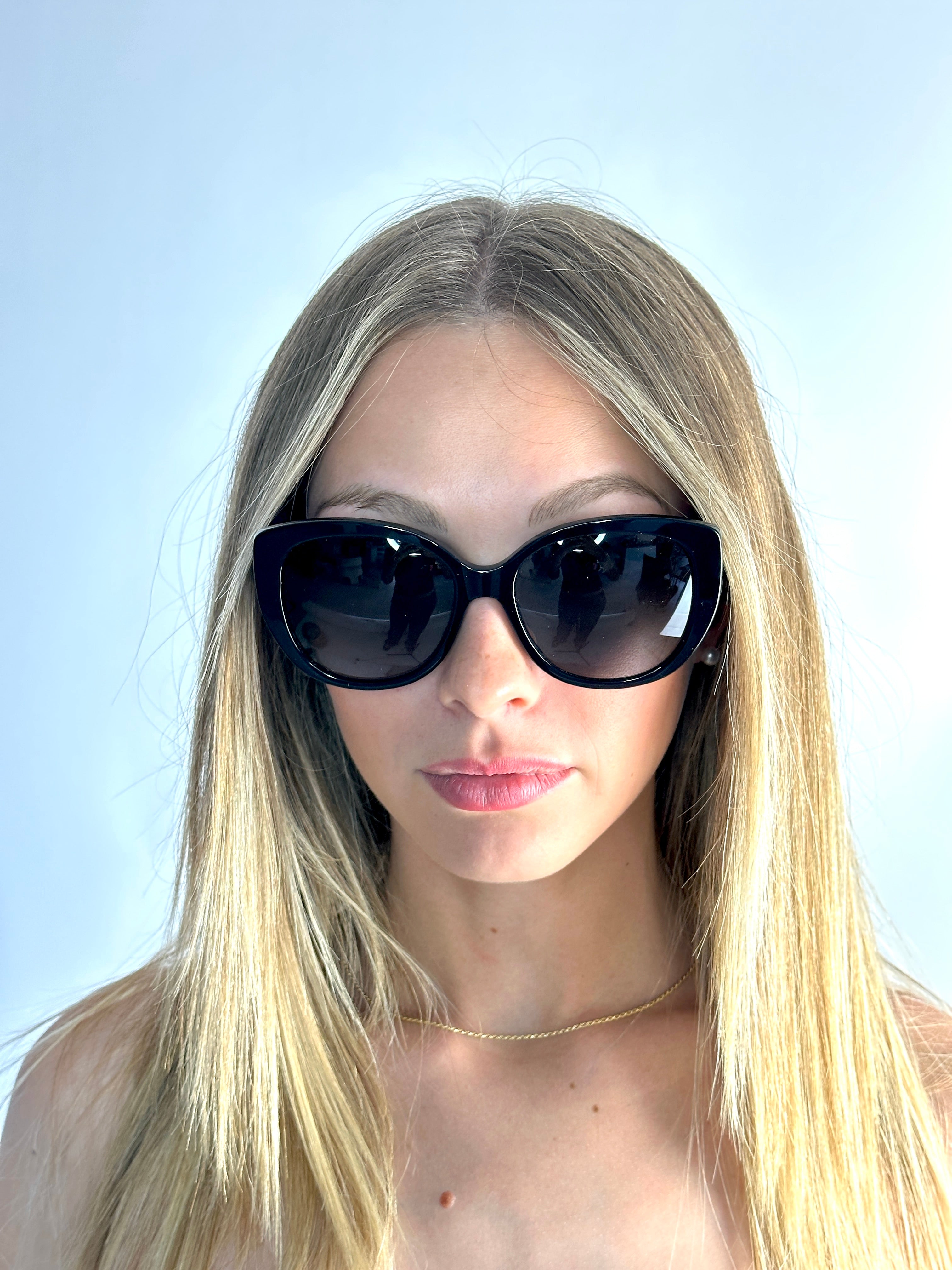 DIOR DIORLADY1R HZ9/HD BKLTHR REDRB sunglasses