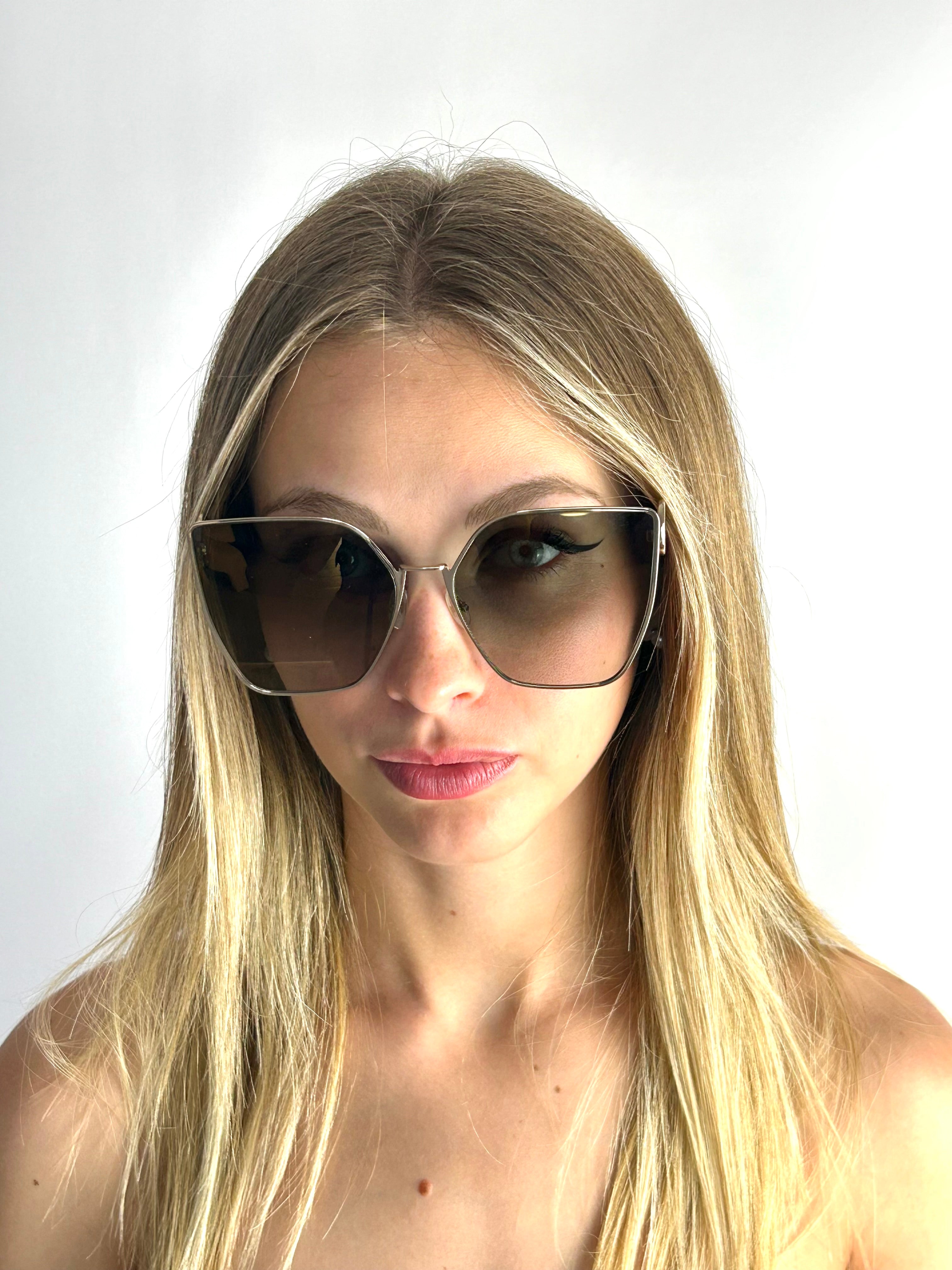 Occhiali da sole FENDI FF0323/S ORO GRIGIO