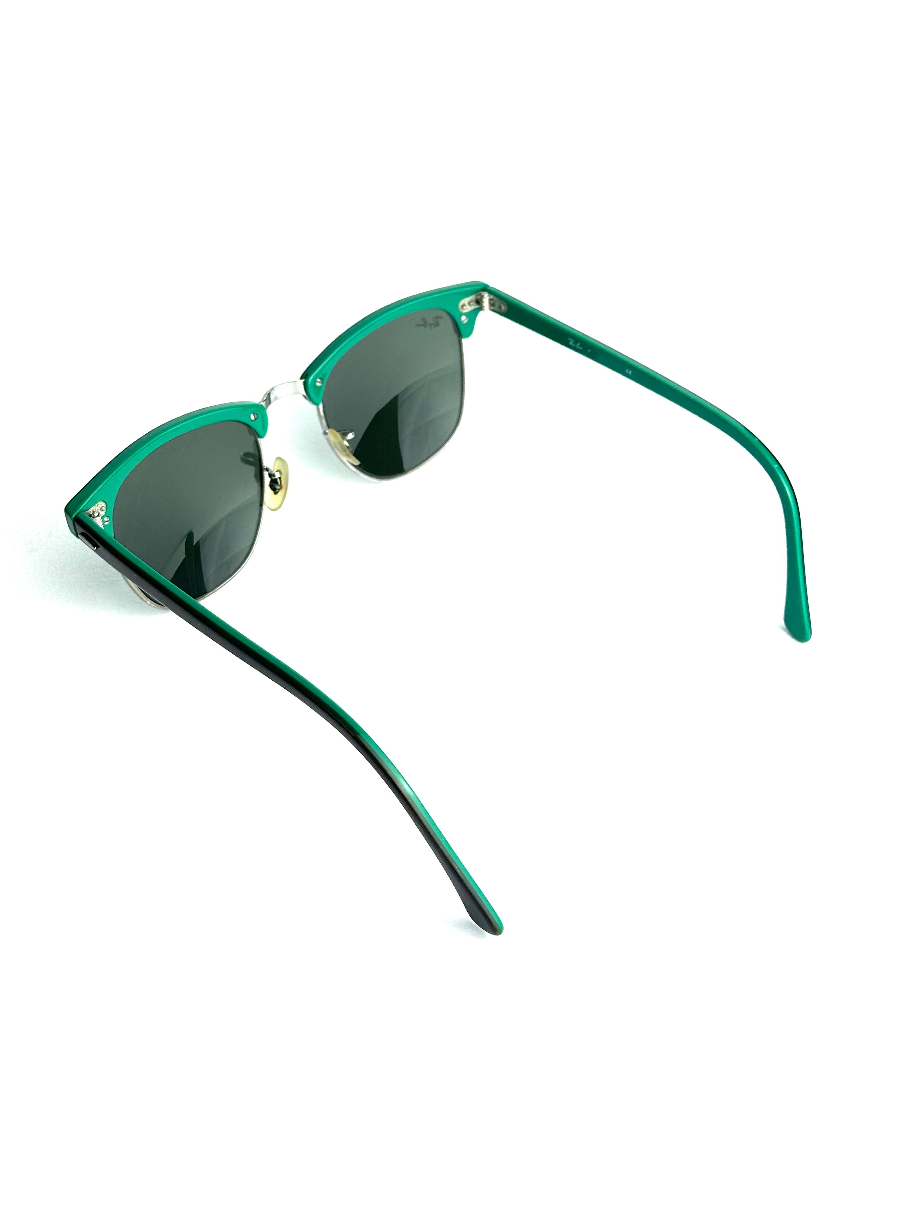 RAY-BAN CLUBMASTER BLACK GREEN