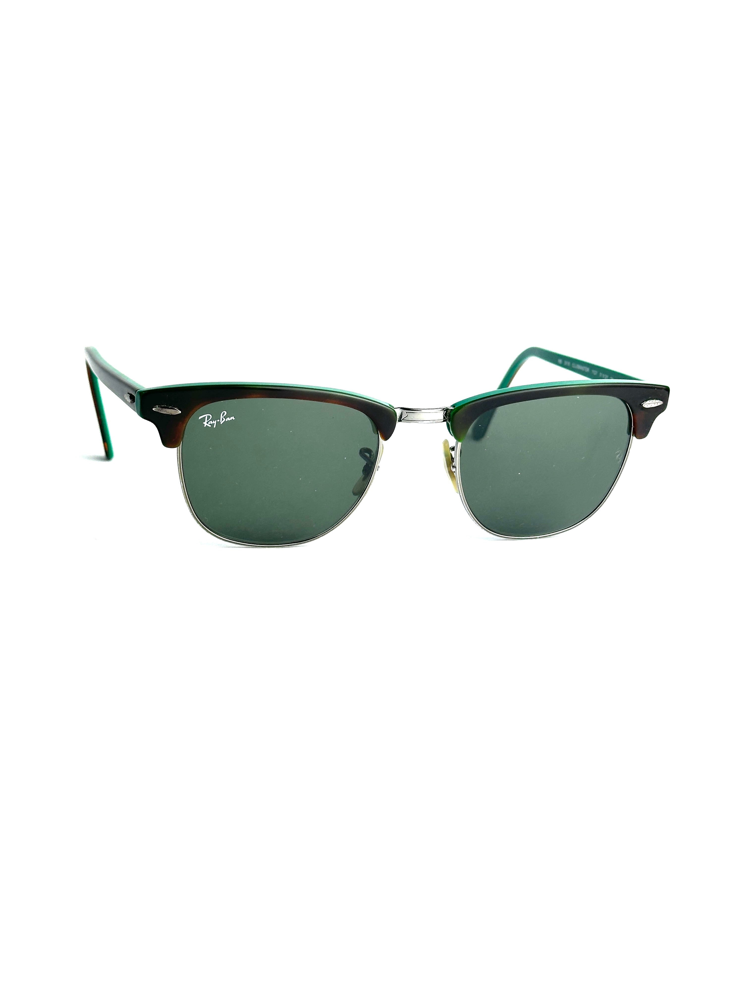 RAY-BAN CLUBMASTER BLACK GREEN