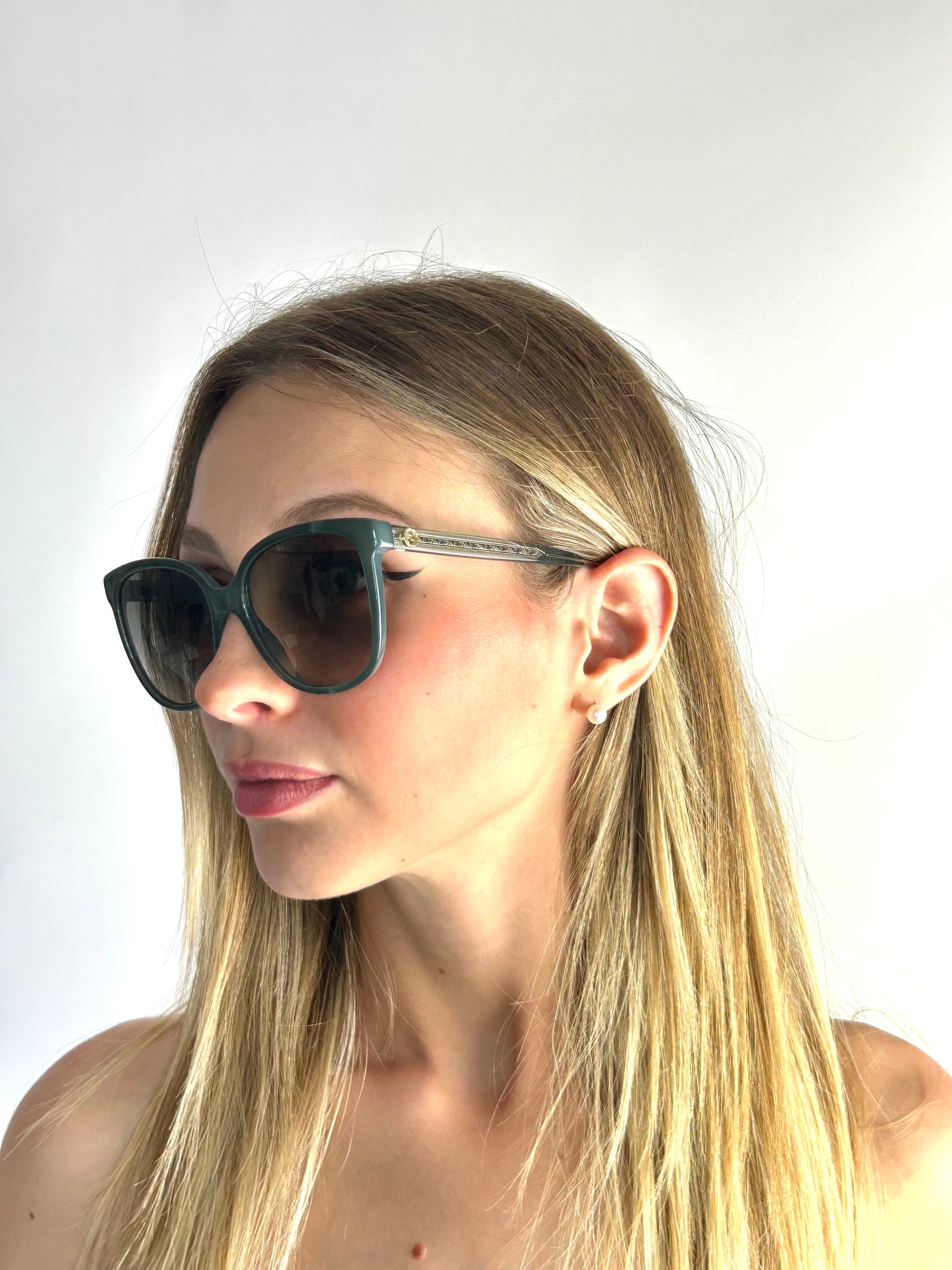 GUCCI GG3819/S GREEN MOTHER OF PEARL sunglasses