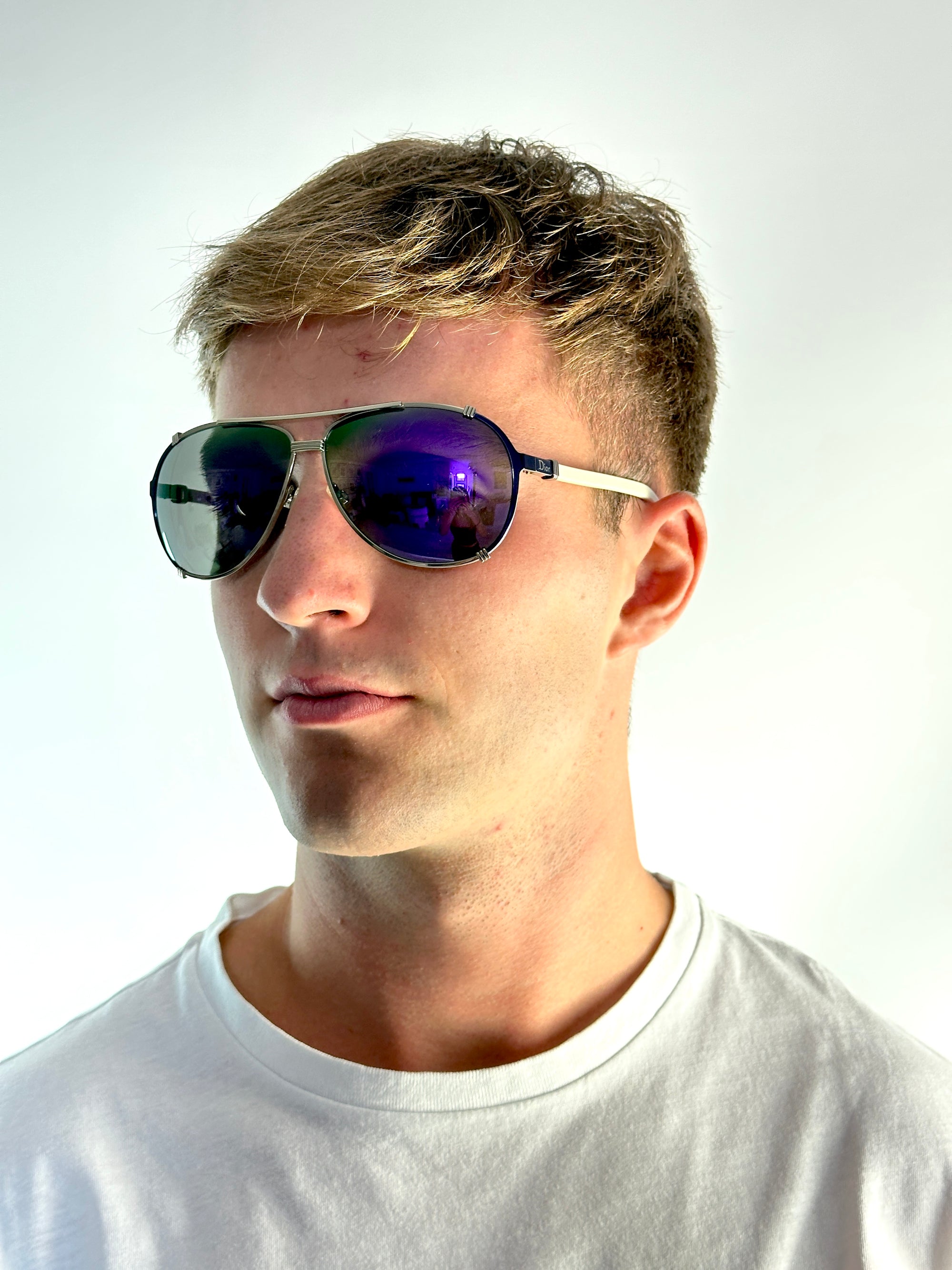 DIOR DIORCHICAGO2 N6R/TE LTGD BLUE IVR sunglasses