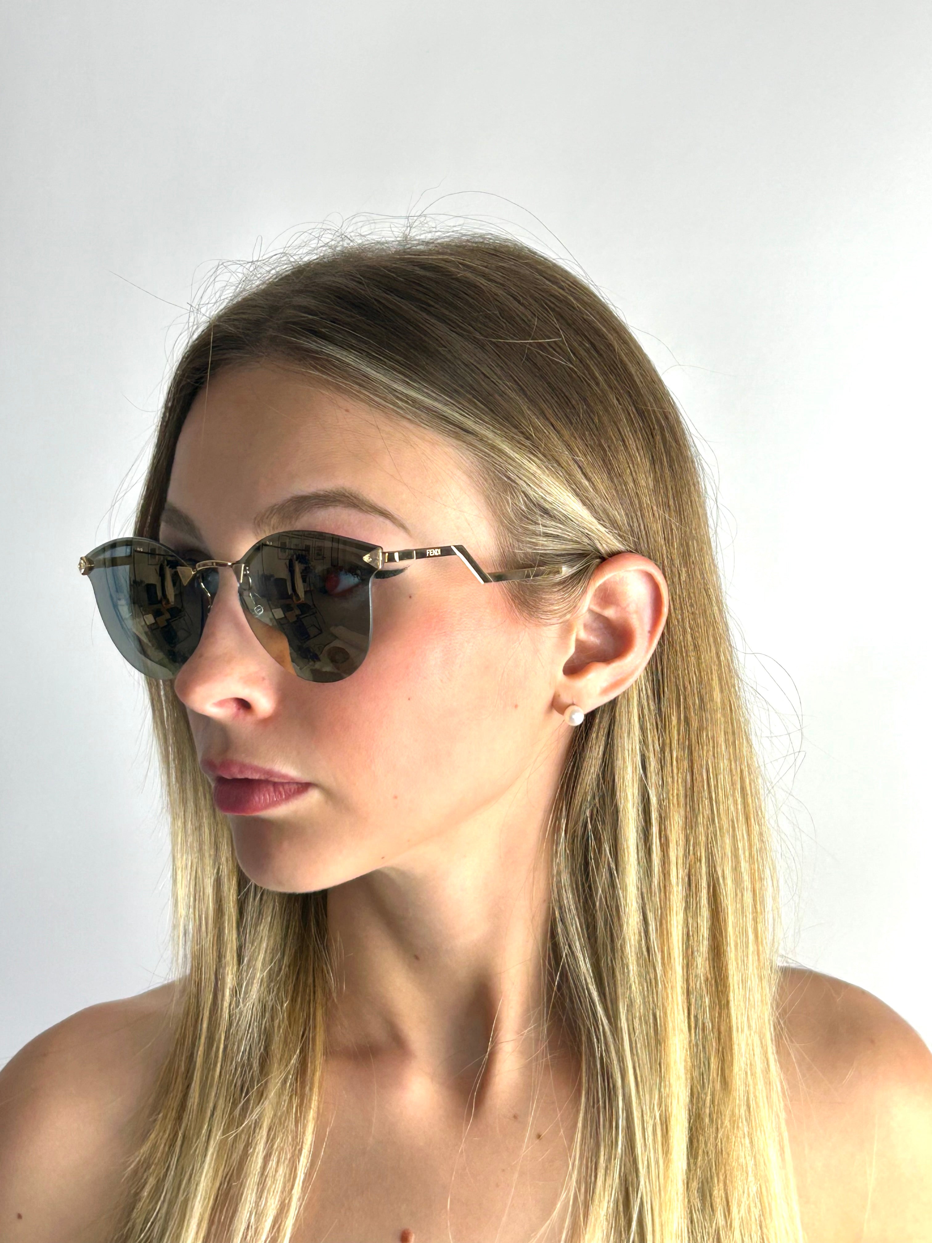 Occhiali da sole FENDI FF0040/S ORO ROSA