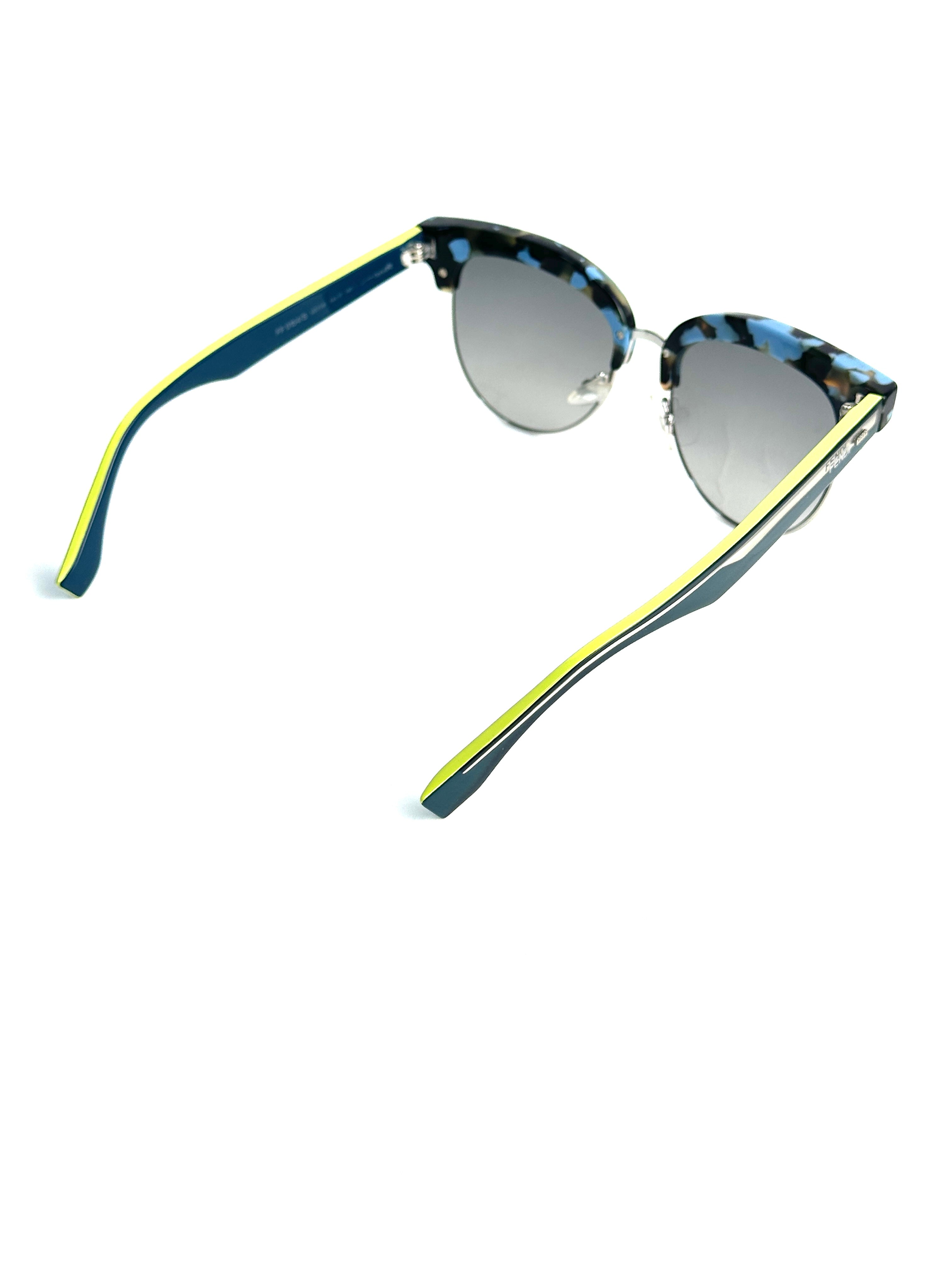 FENDI FF0154/S BLUE HAVANA TEAL sunglasses