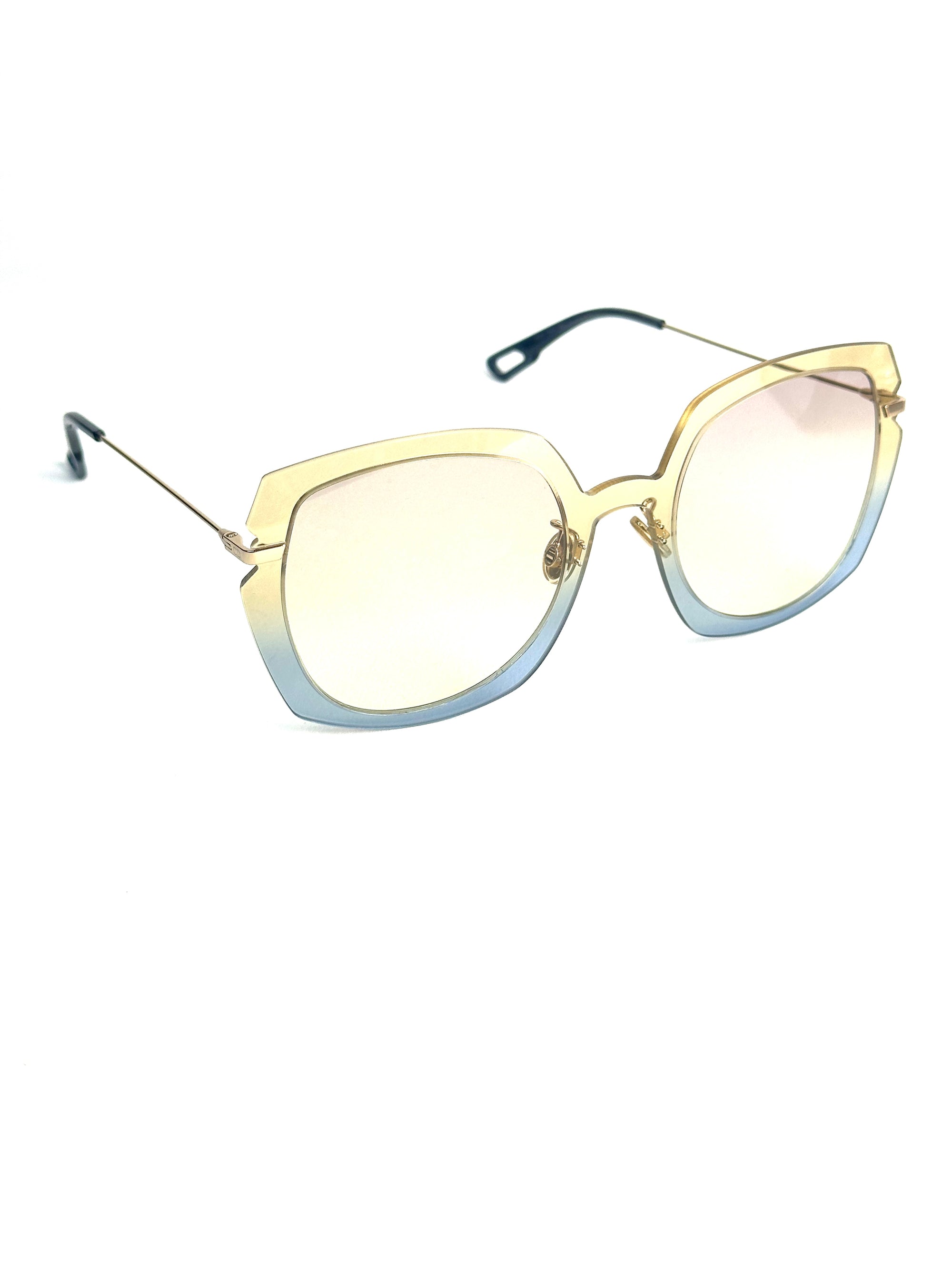 DIOR DIORATTITUDE1 3LG/VC BROWN BLUE sunglasses