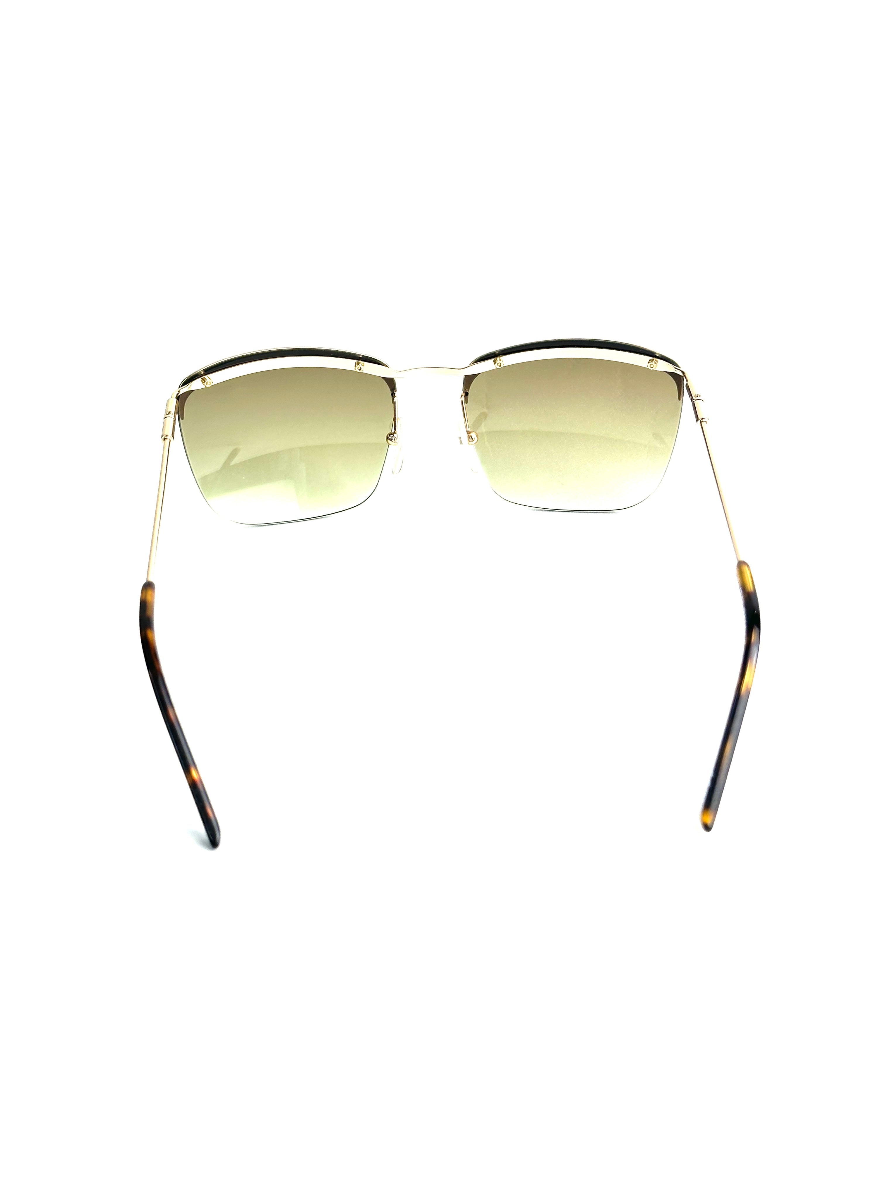 BALENCIAGA BAL 0129/S 01Q/JD GOLD-BROWN sunglasses