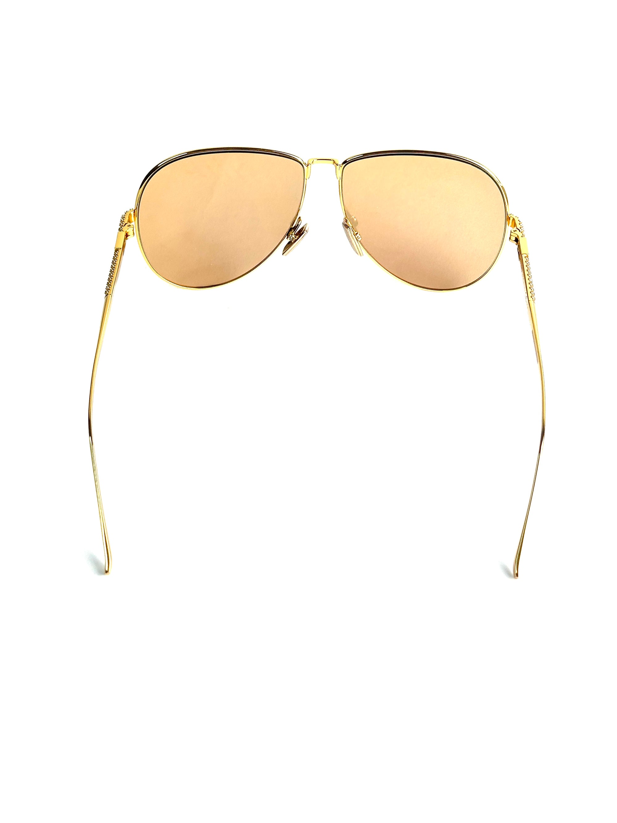 occhiali da sole FENDI FF0437/S ORO GIALLO
