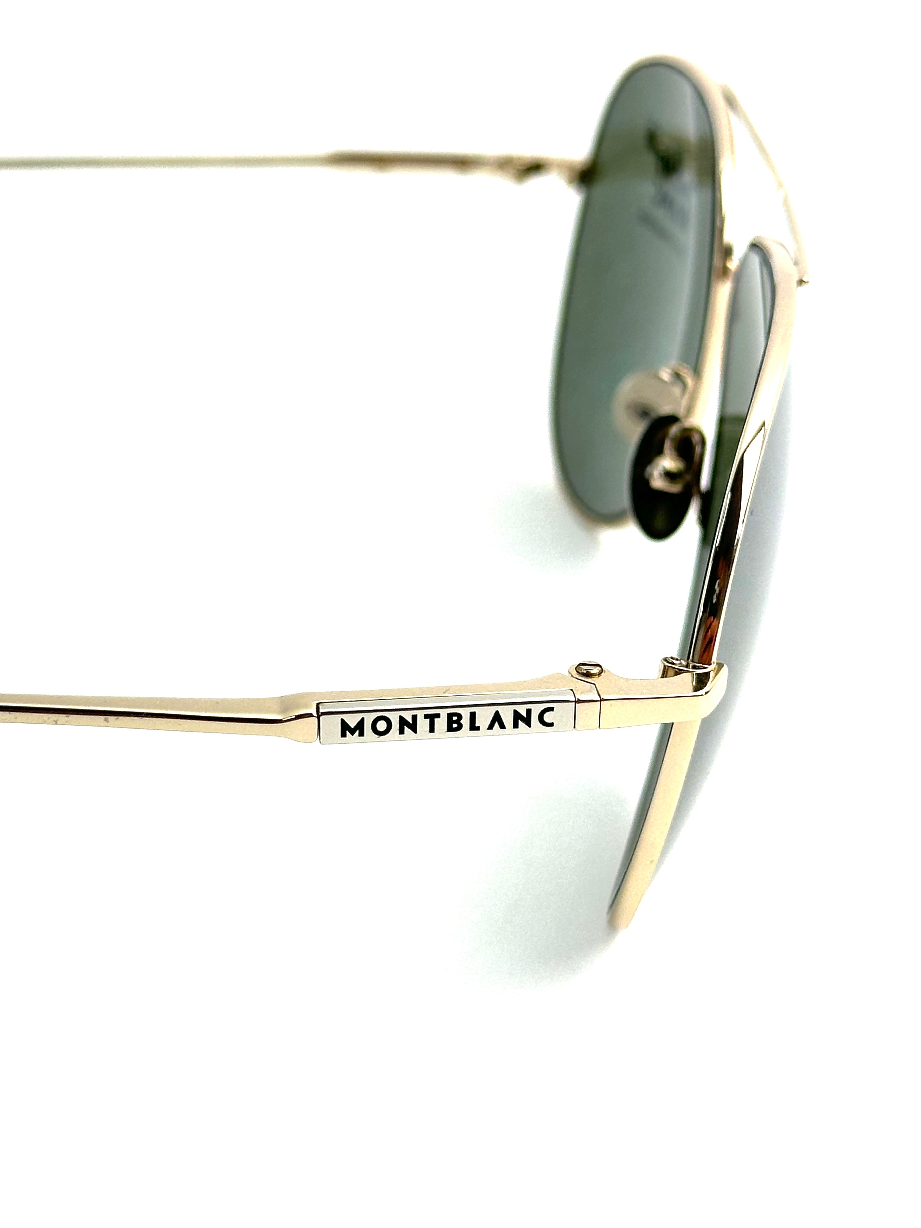 Occhiali da sole MONTBLANC MB657S TITANIUM VINTAGE