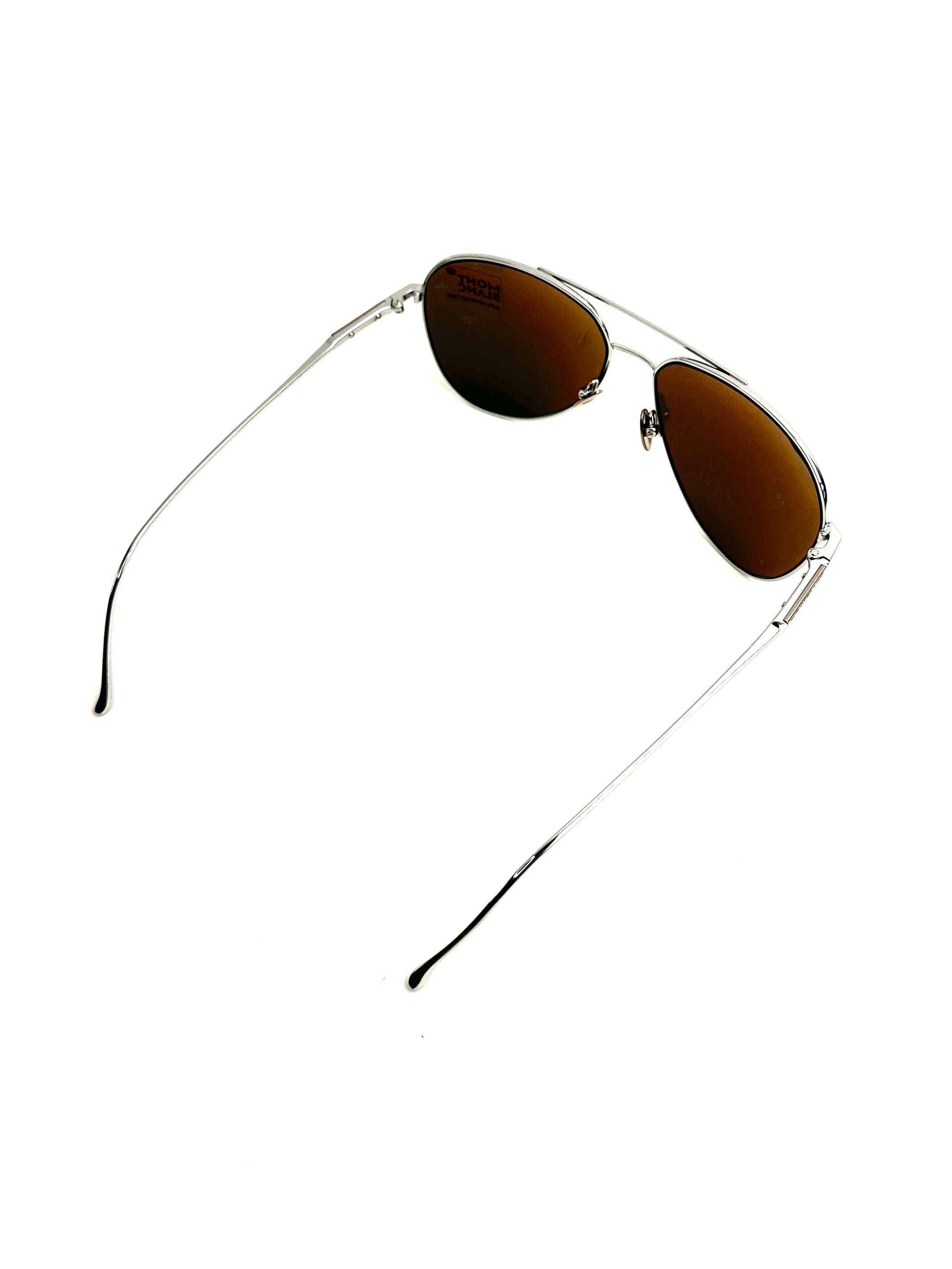 Occhiali da sole MONTBLANC MB657S TITANIUM VINTAGE