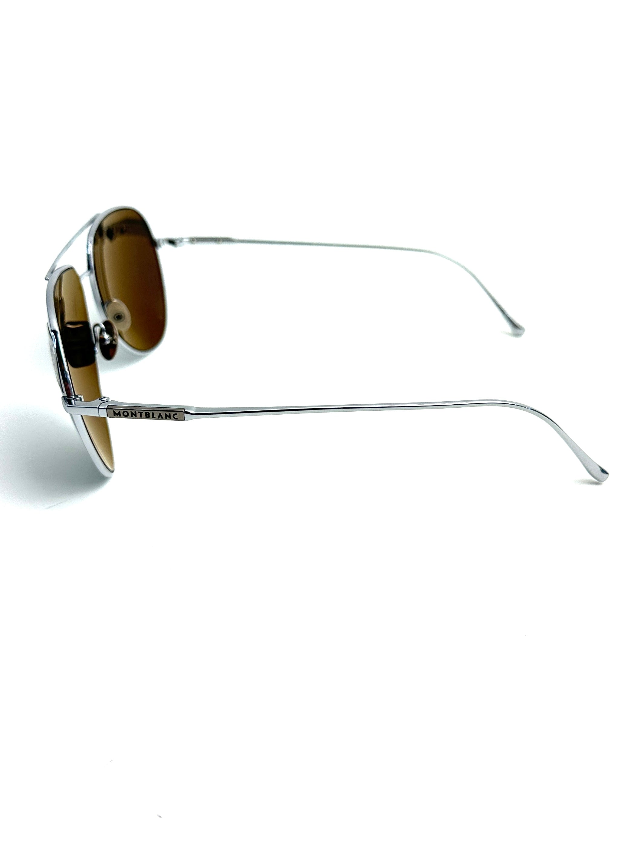 Occhiali da sole MONTBLANC MB657S TITANIUM VINTAGE