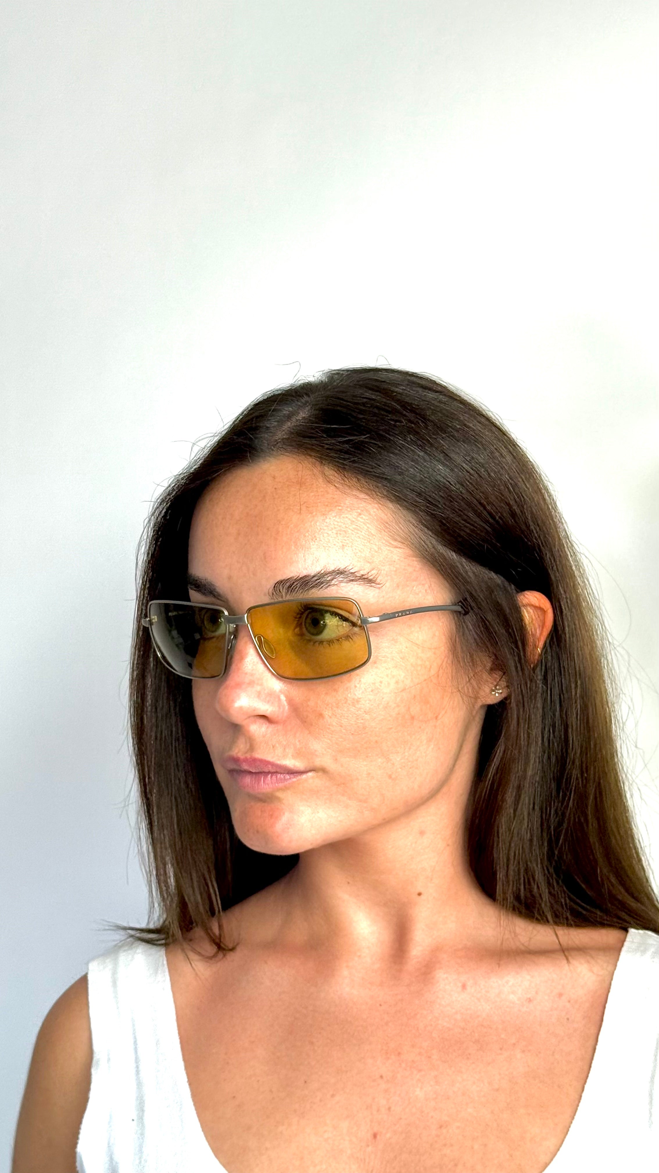 Occhiali da sole PRADA SPR61B GIALLO VINTAGE