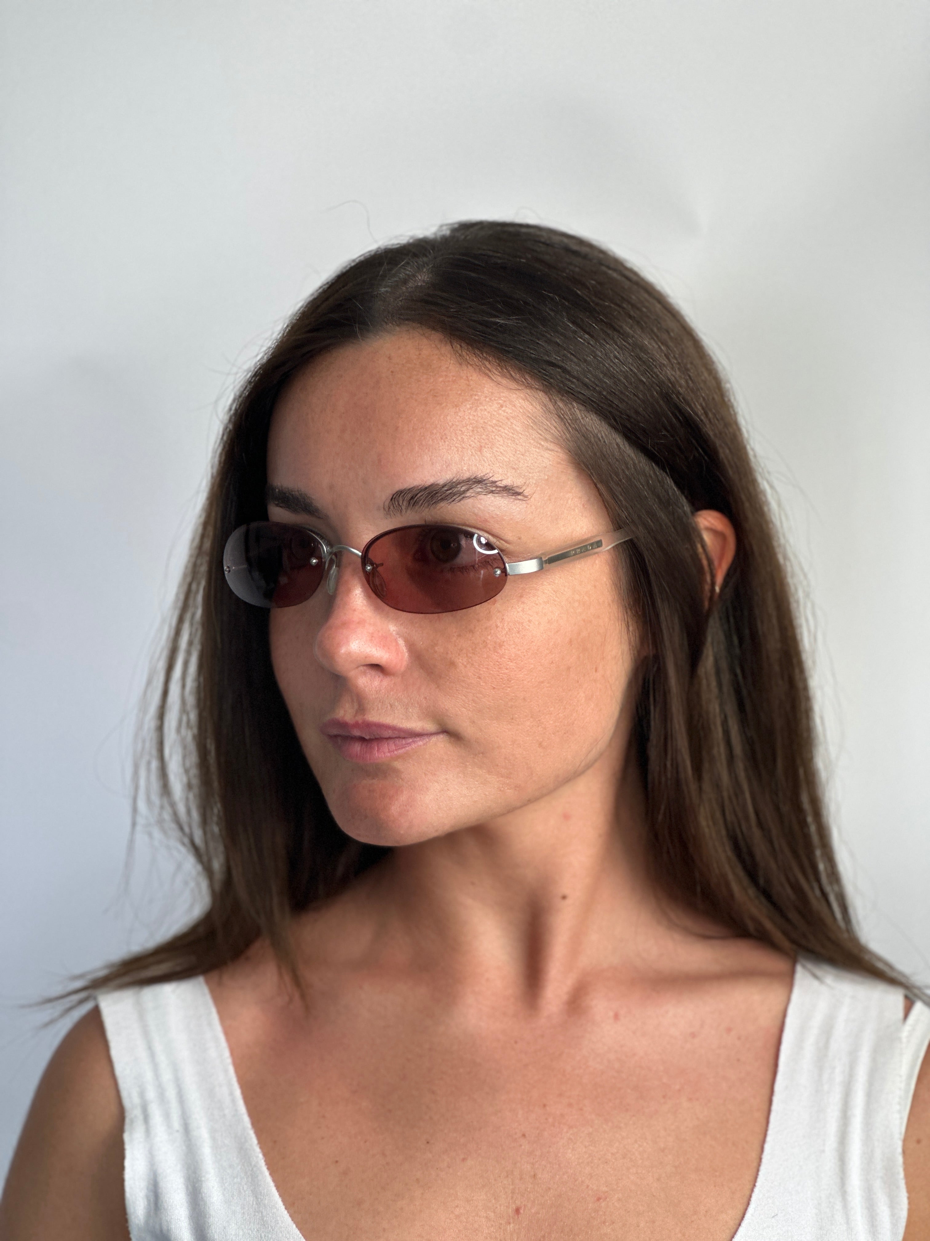 Occhiali da sole PRADA SPR50A ROSA SCURO VINTAGE