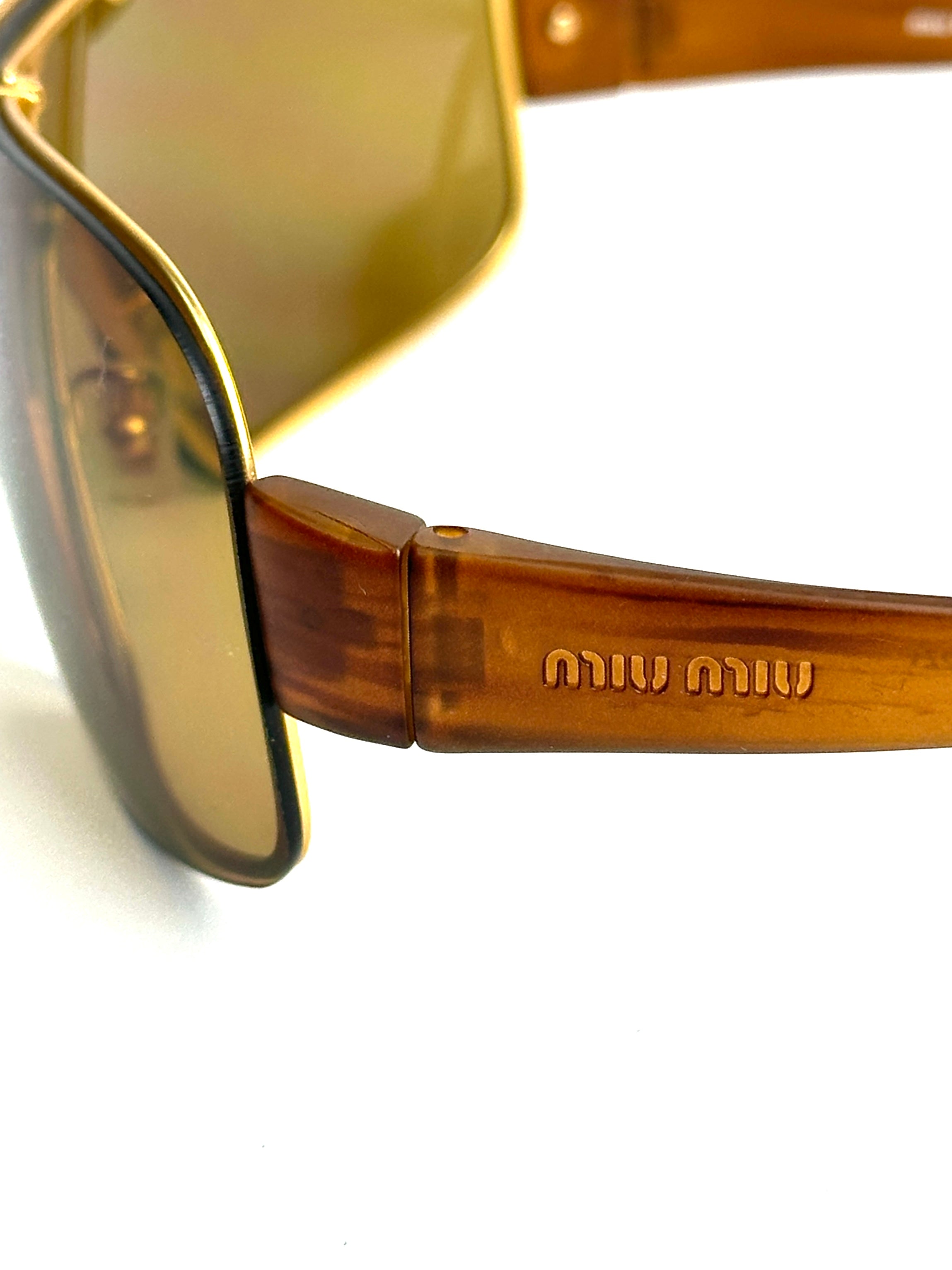 Occhiali da sole MIU MIU SMU60A oro