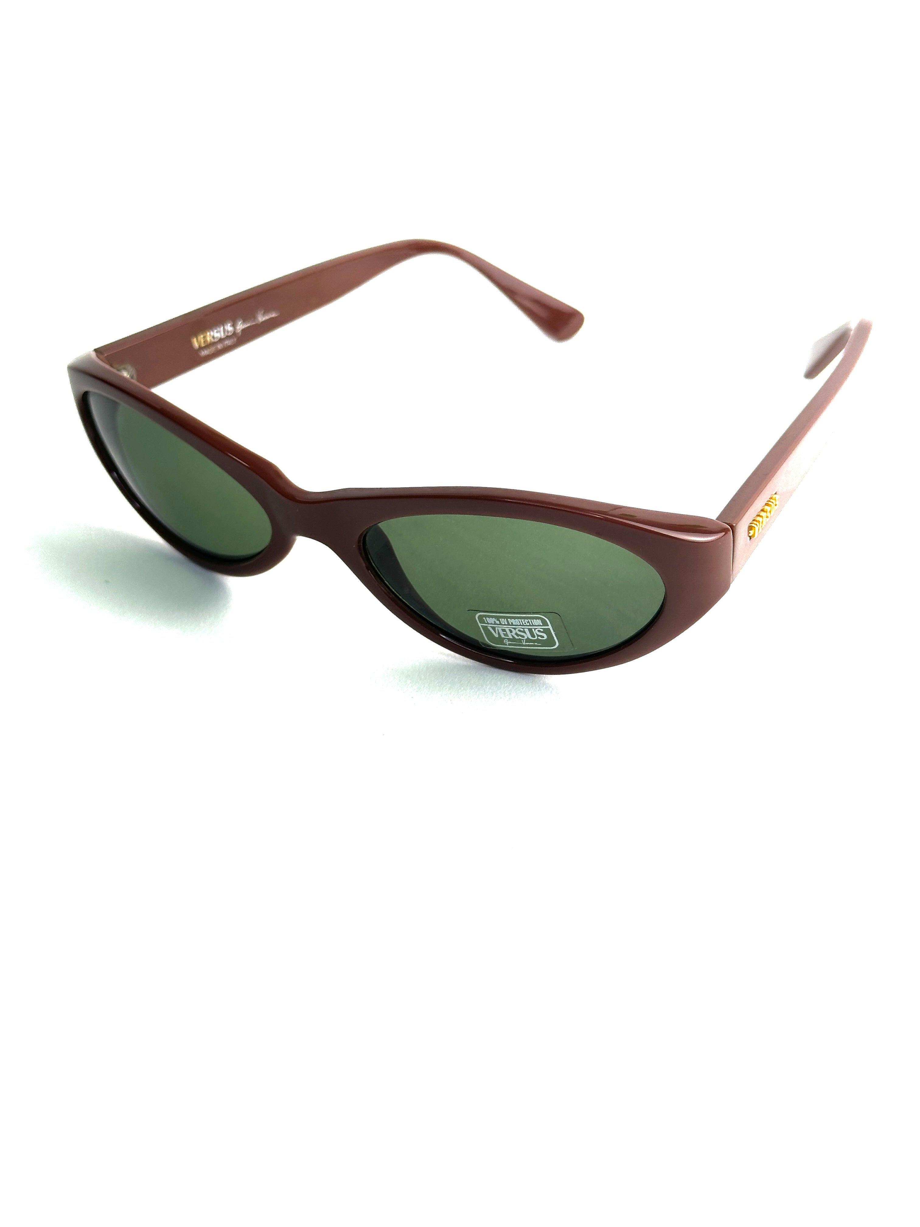 Occhiali da sole VERSACE VERSUS MOD. E70 marrone VINTAGE