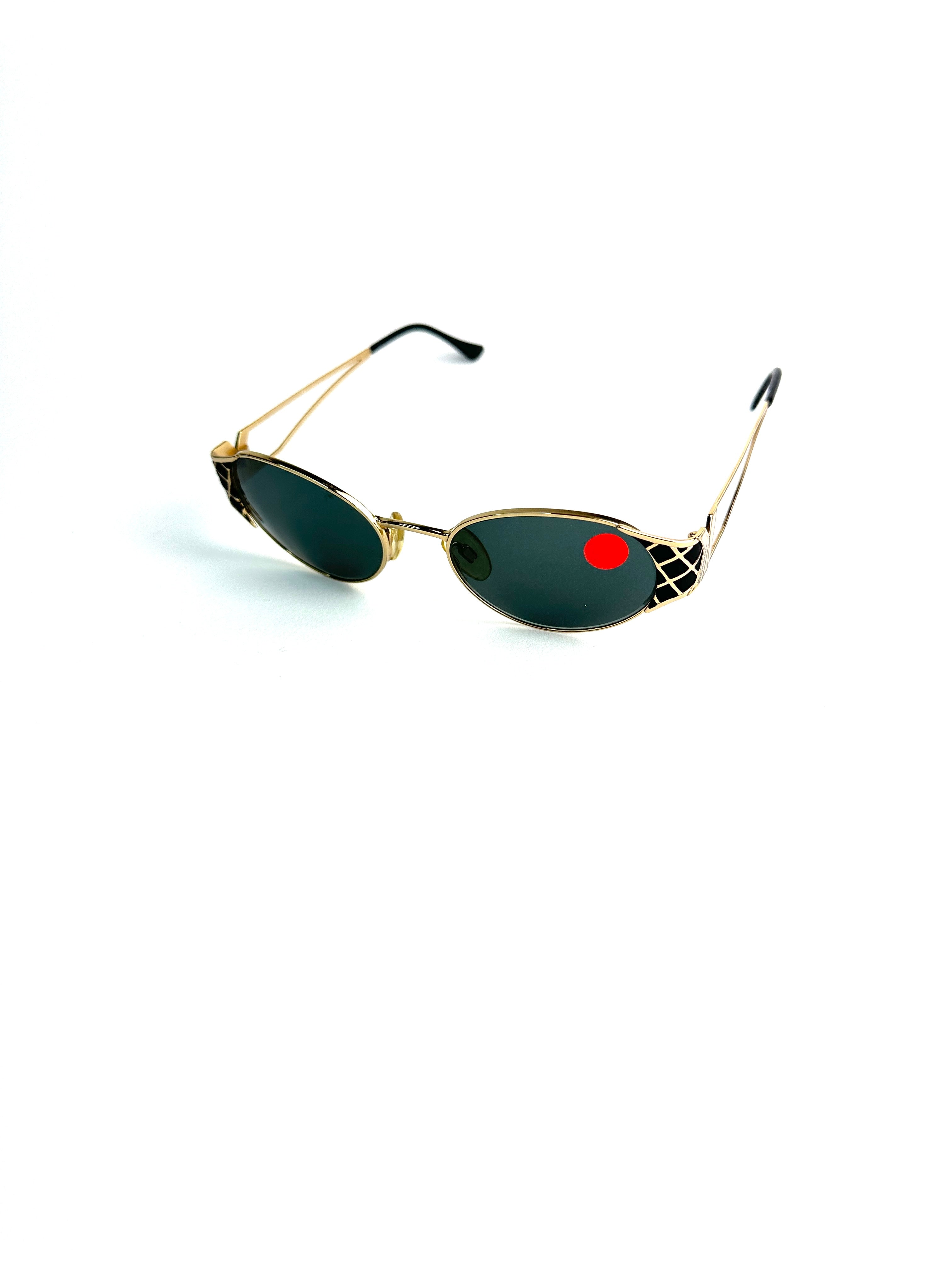 SAINT LAURENT 6040 black+gold