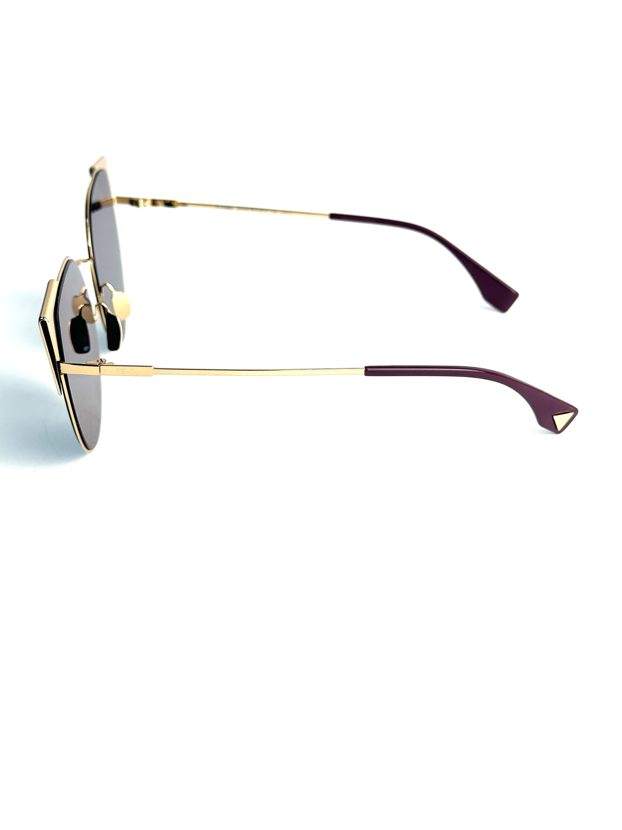 occhiali da sole FENDI FF0190/S ORO ROSA E AZZURRO