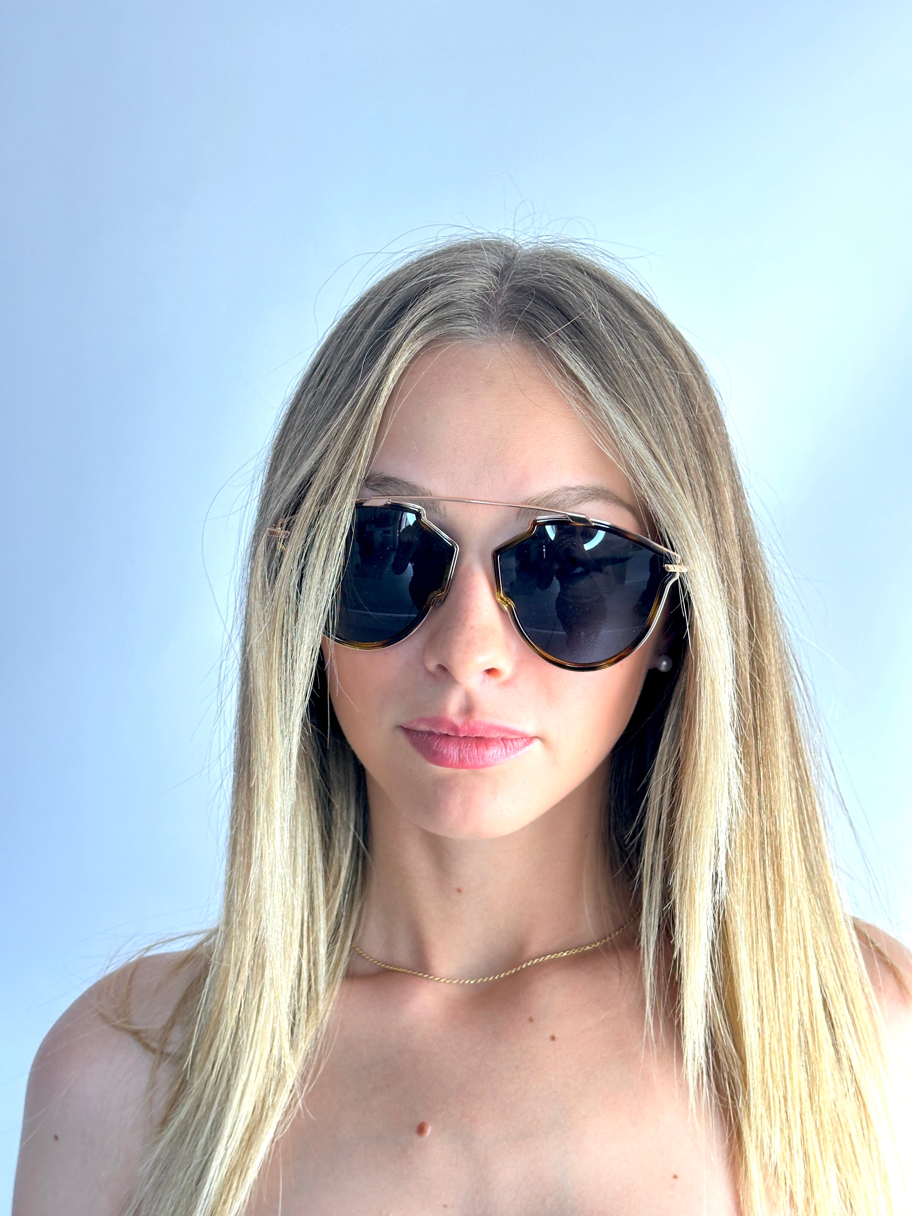 DIOR DIORSOREALRISE QUM/KU DKHVNA GOLD sunglasses