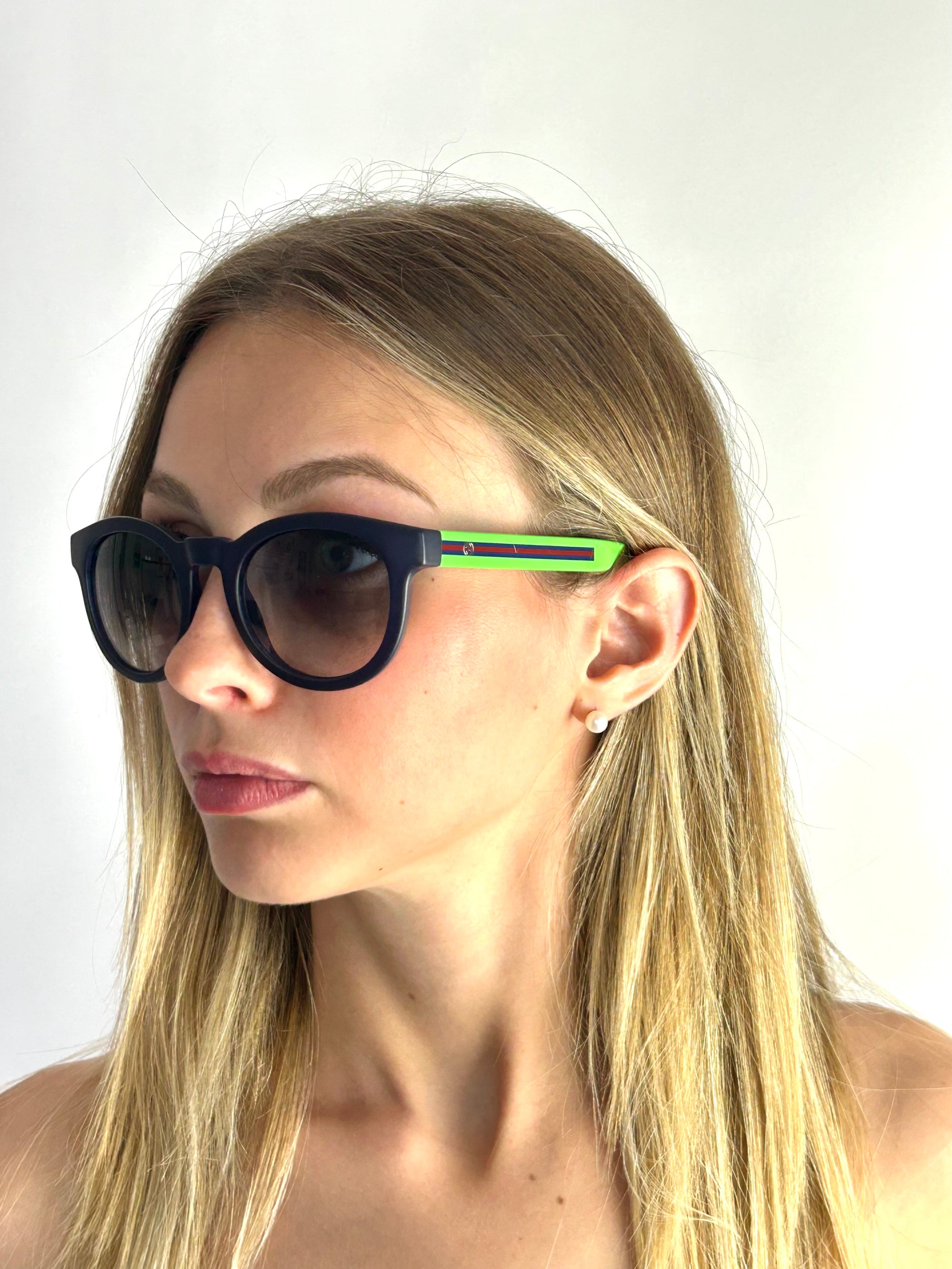 occhiali da sole GUCCI GG3653/S BLU e VERDE FLUO