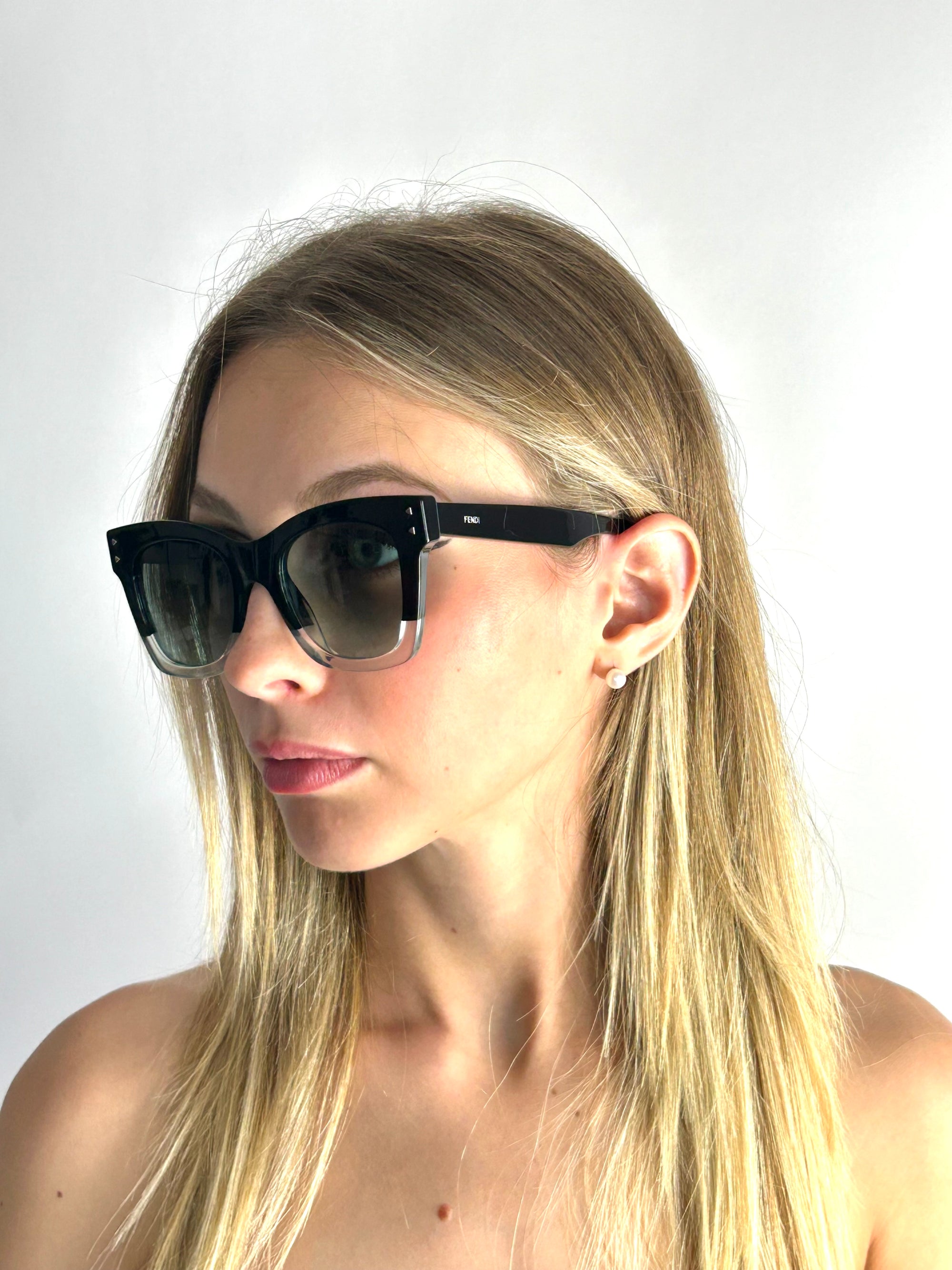 occhiali da sole FENDI FF0237/S NERO VERDE