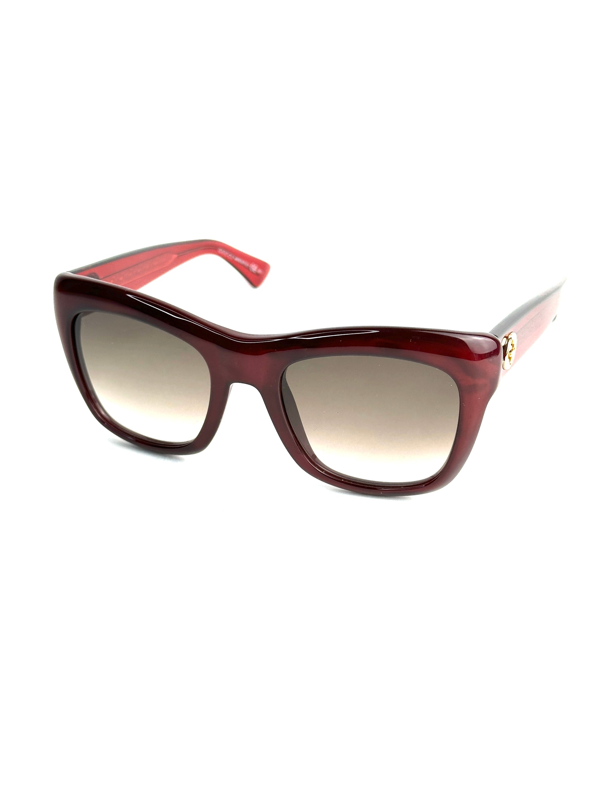 occhiali da sole GUCCI GG3827/S ROSSO TRASPARENTE