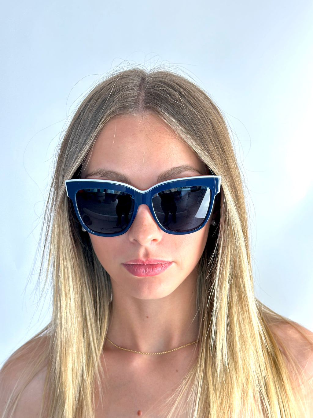 occhiali da sole DIOR DIORGRAPHIC 398/5O BLUEWHT ORNG