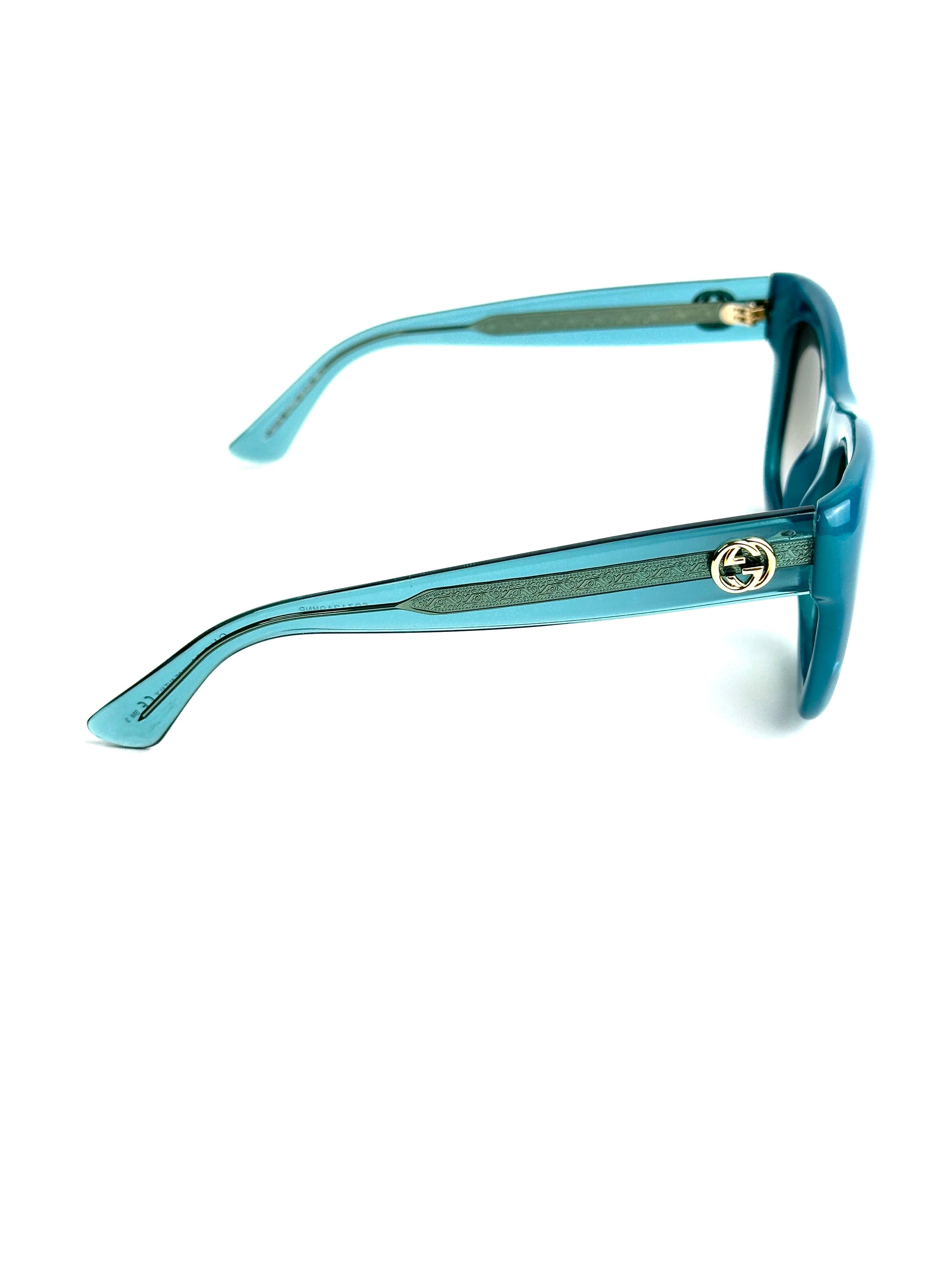 occhiali da sole GUCCI GG3827/S BLU TRASPARENTE