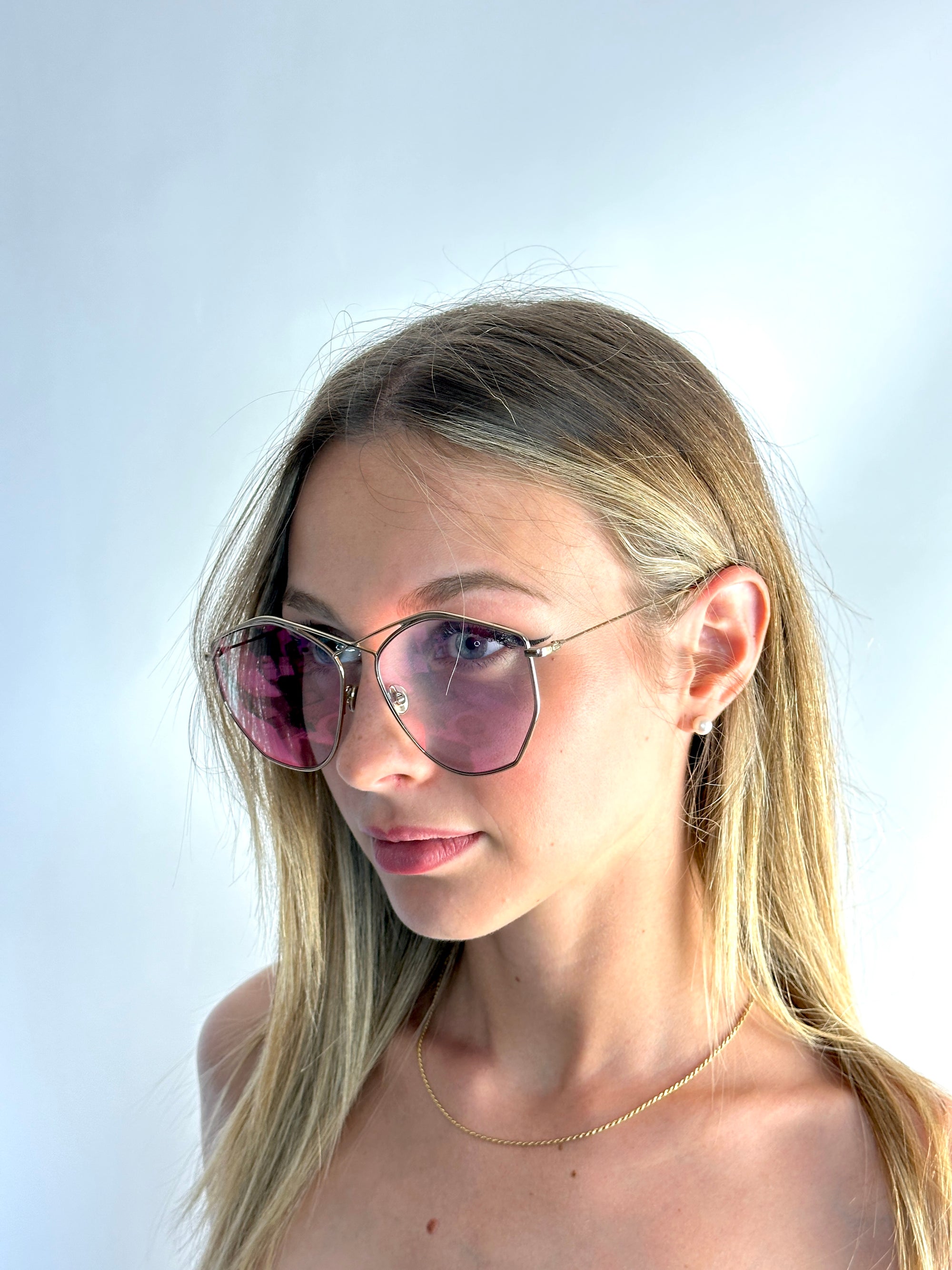 DIOR DIORSTELLAIRE4 000/TE ROSE GOLD sunglasses