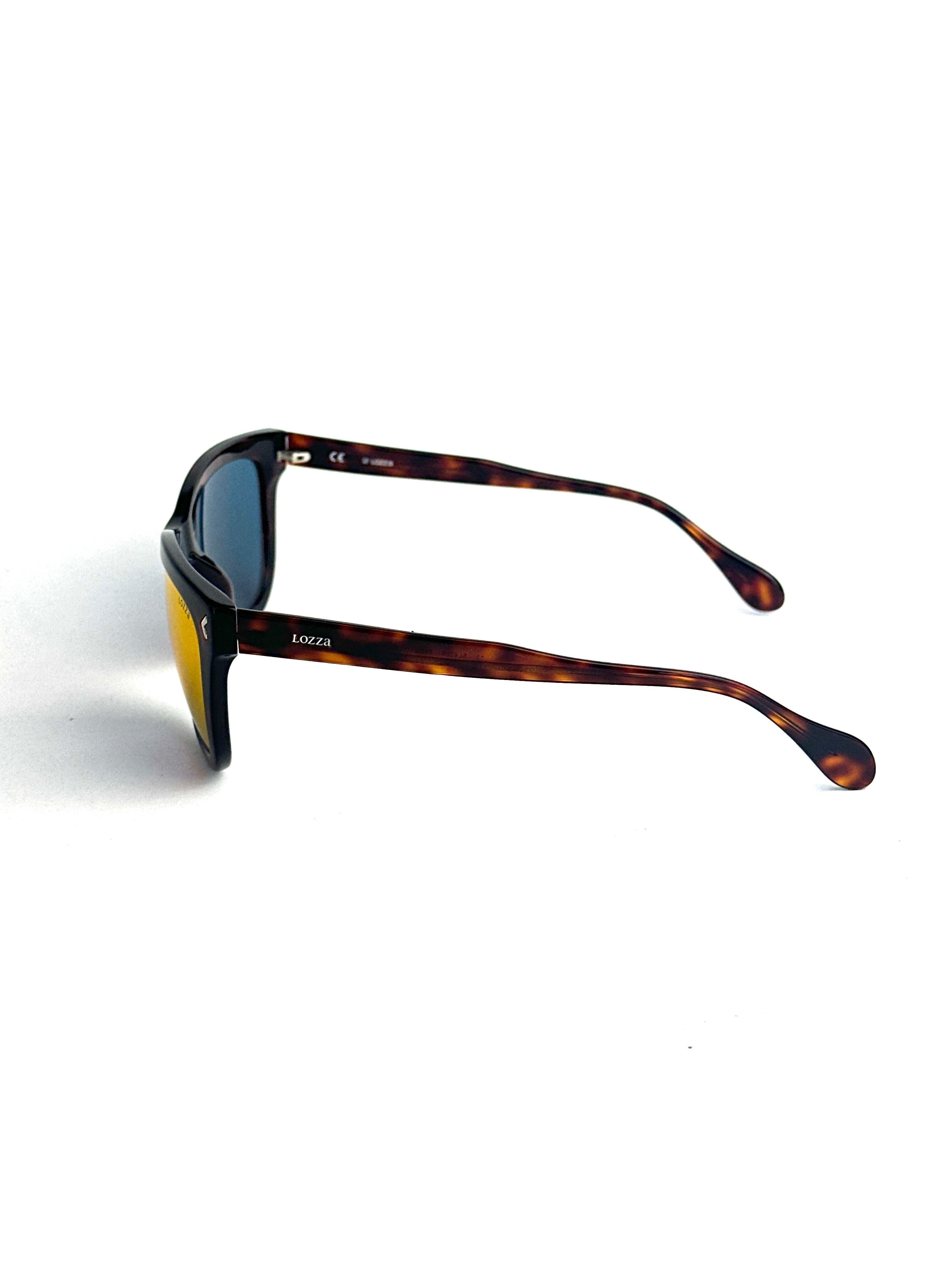 Occhiali da sole LOZZA SL4005M HAVANA Lente Rossa
